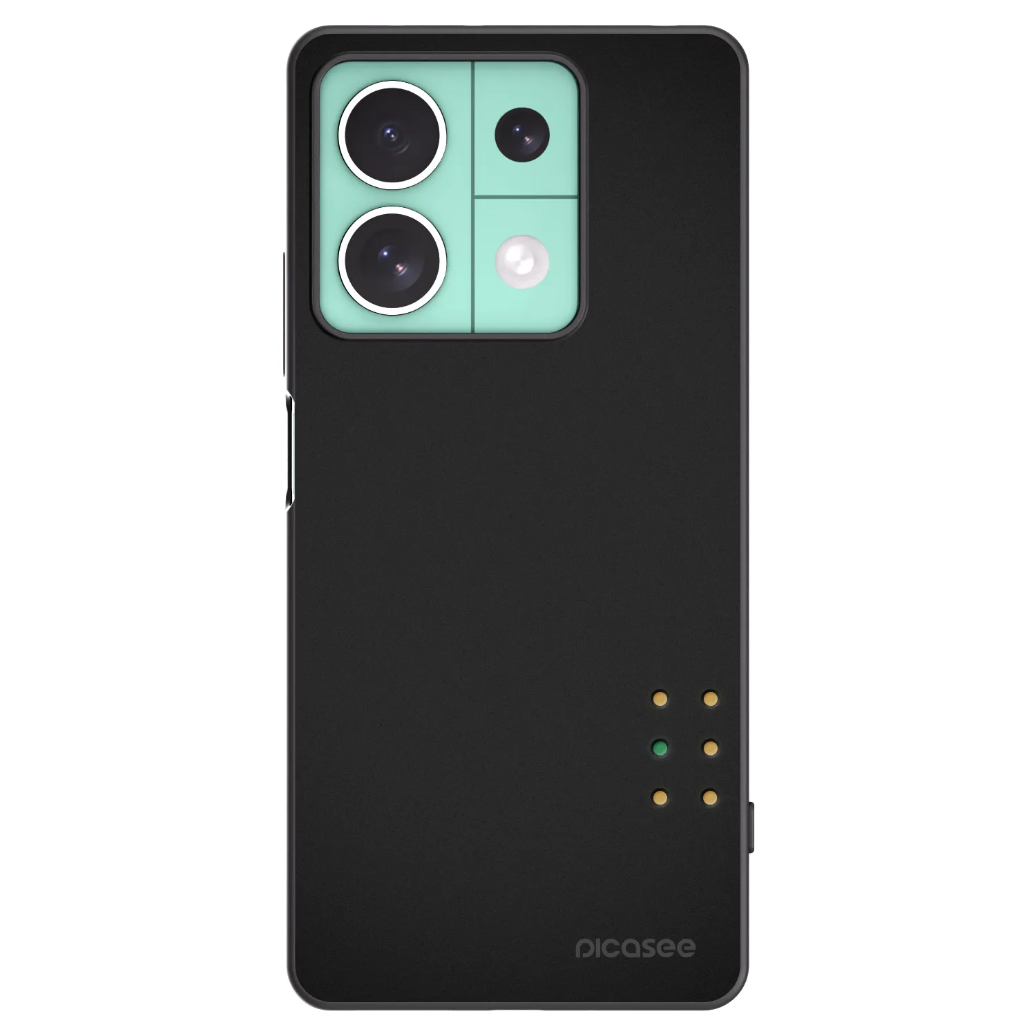 Picasee silikonový černý obal pro Xiaomi Redmi Note 13 5G - Pulse