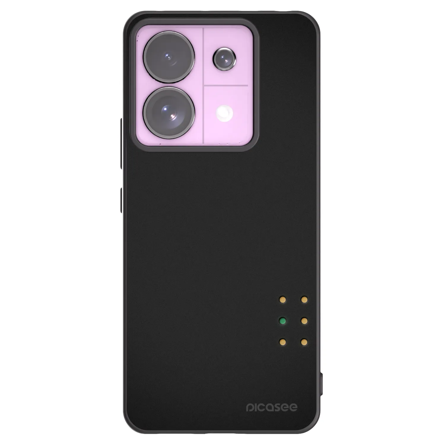 Picasee silikonový černý obal pro Xiaomi Redmi Note 13 Pro 5G - Pulse
