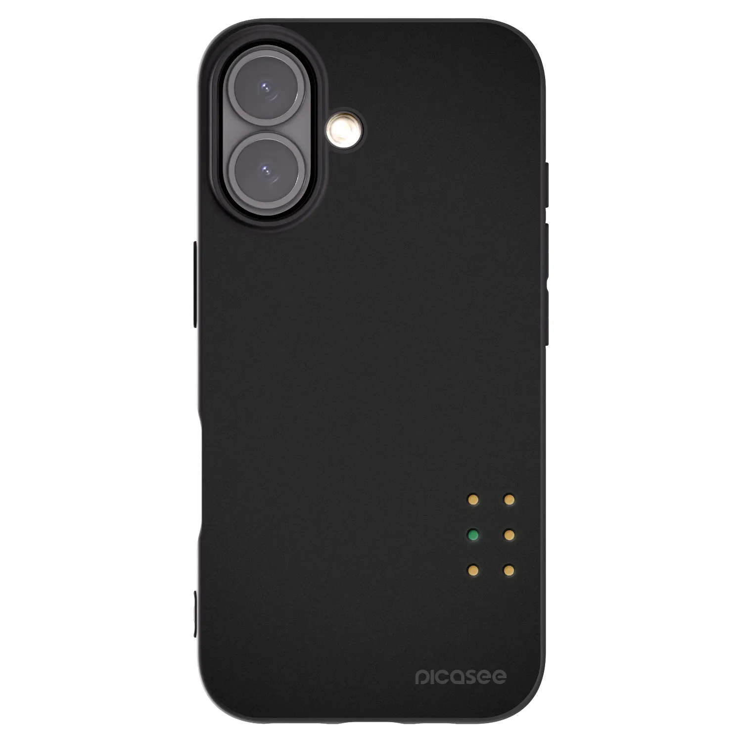 Picasee silikonový černý obal pro Apple iPhone 16 - Pulse