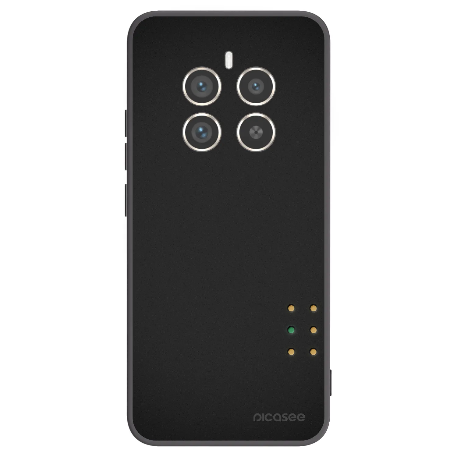 Picasee silikonový černý obal pro Realme 12 Pro 5G - Pulse