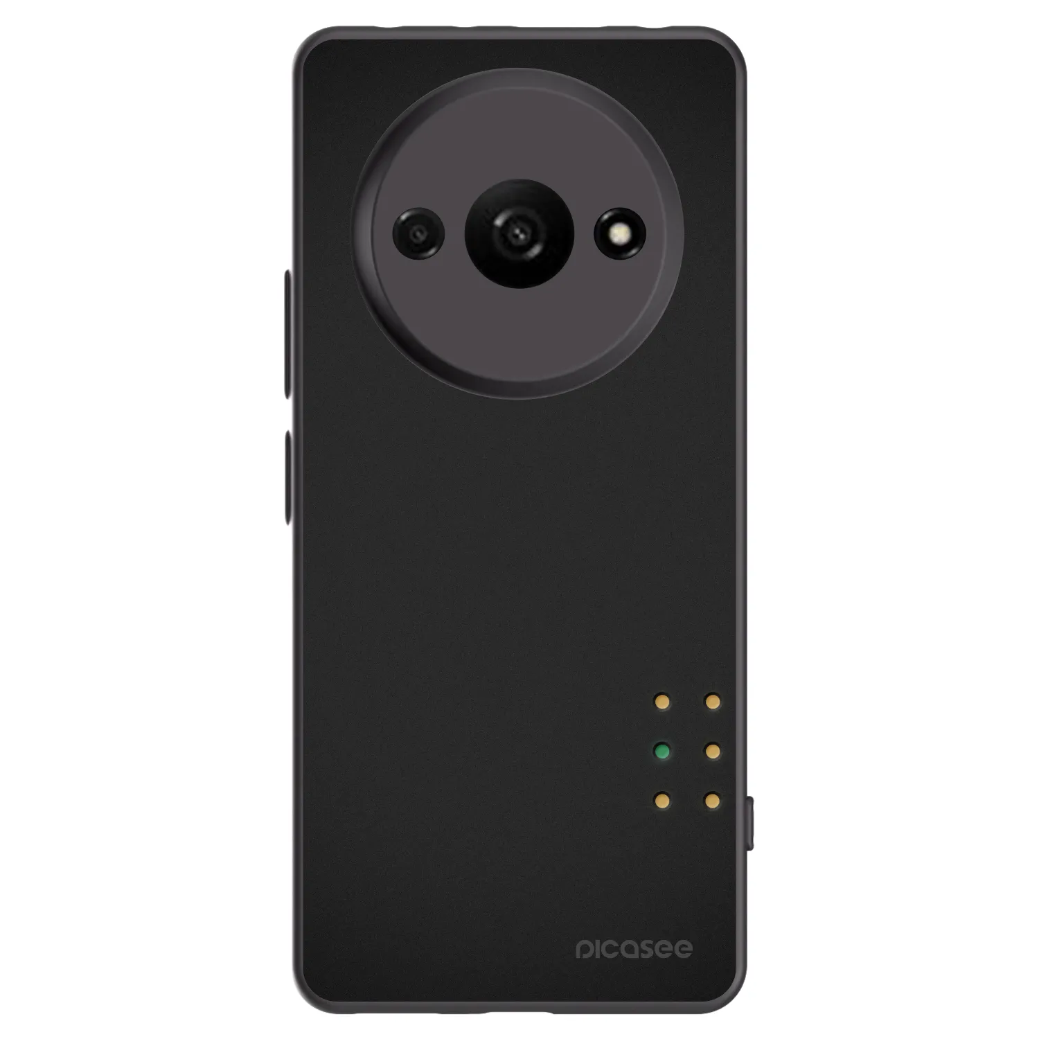Picasee silikonový černý obal pro Xiaomi Redmi A3 - Pulse