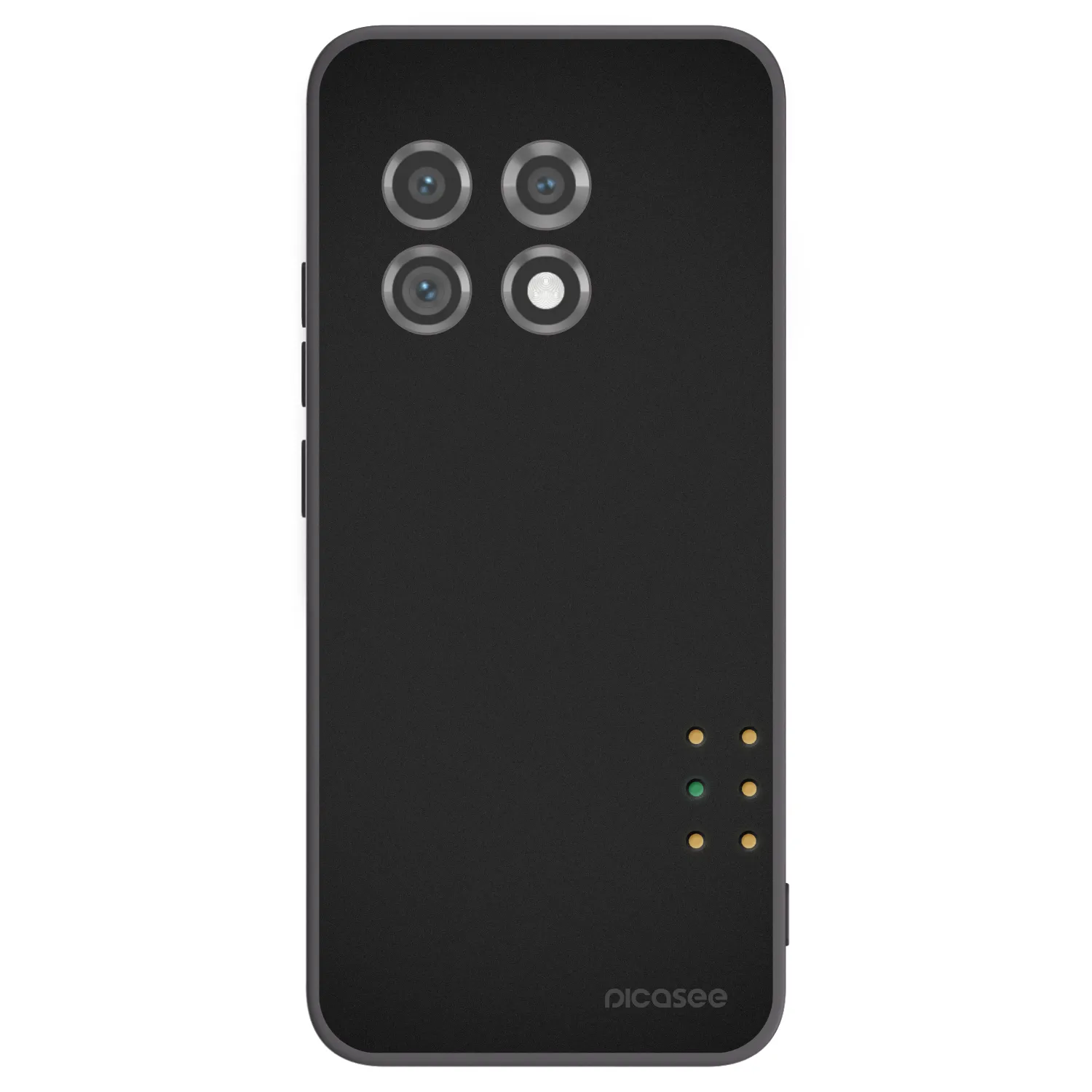 Picasee silikonový černý obal pro OnePlus 11 5G - Pulse