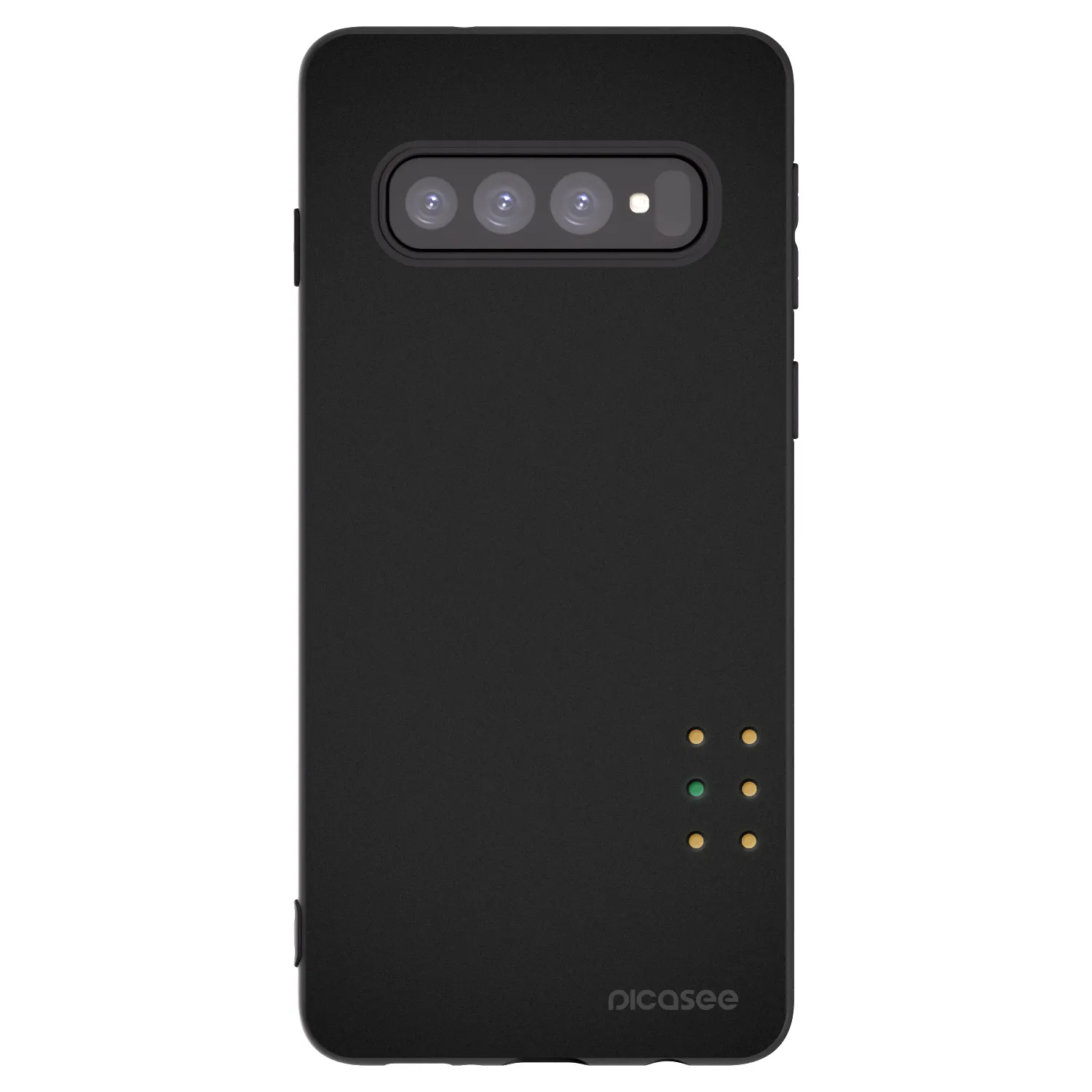 Picasee silikonový černý obal pro Samsung Galaxy S10 G973 - Pulse
