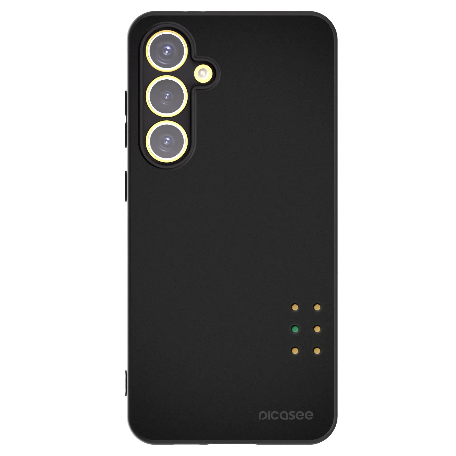 Picasee silikonový černý obal pro Samsung Galaxy S24 FE S721B - Pulse