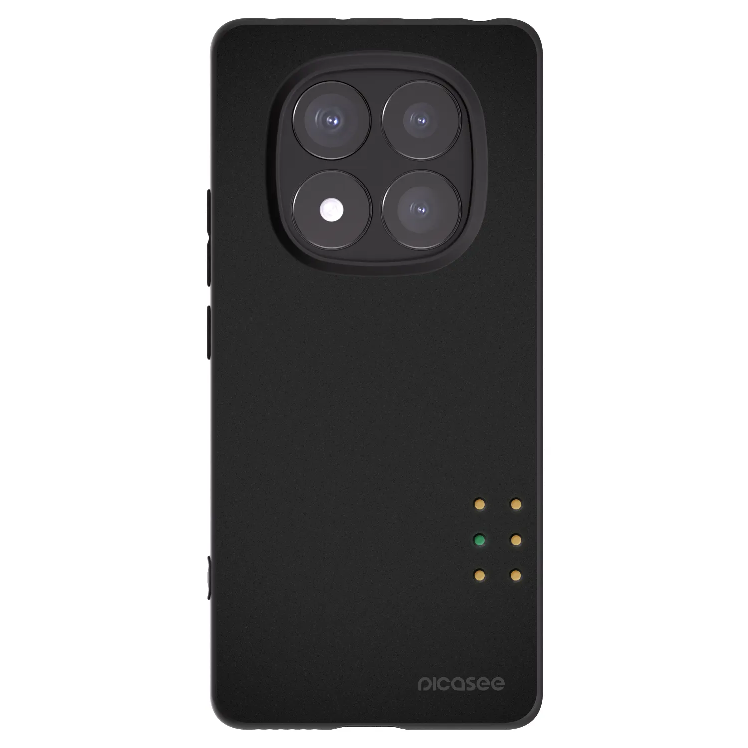 Picasee silikonový černý obal pro Xiaomi Redmi Note 14 Pro+ 5G - Pulse