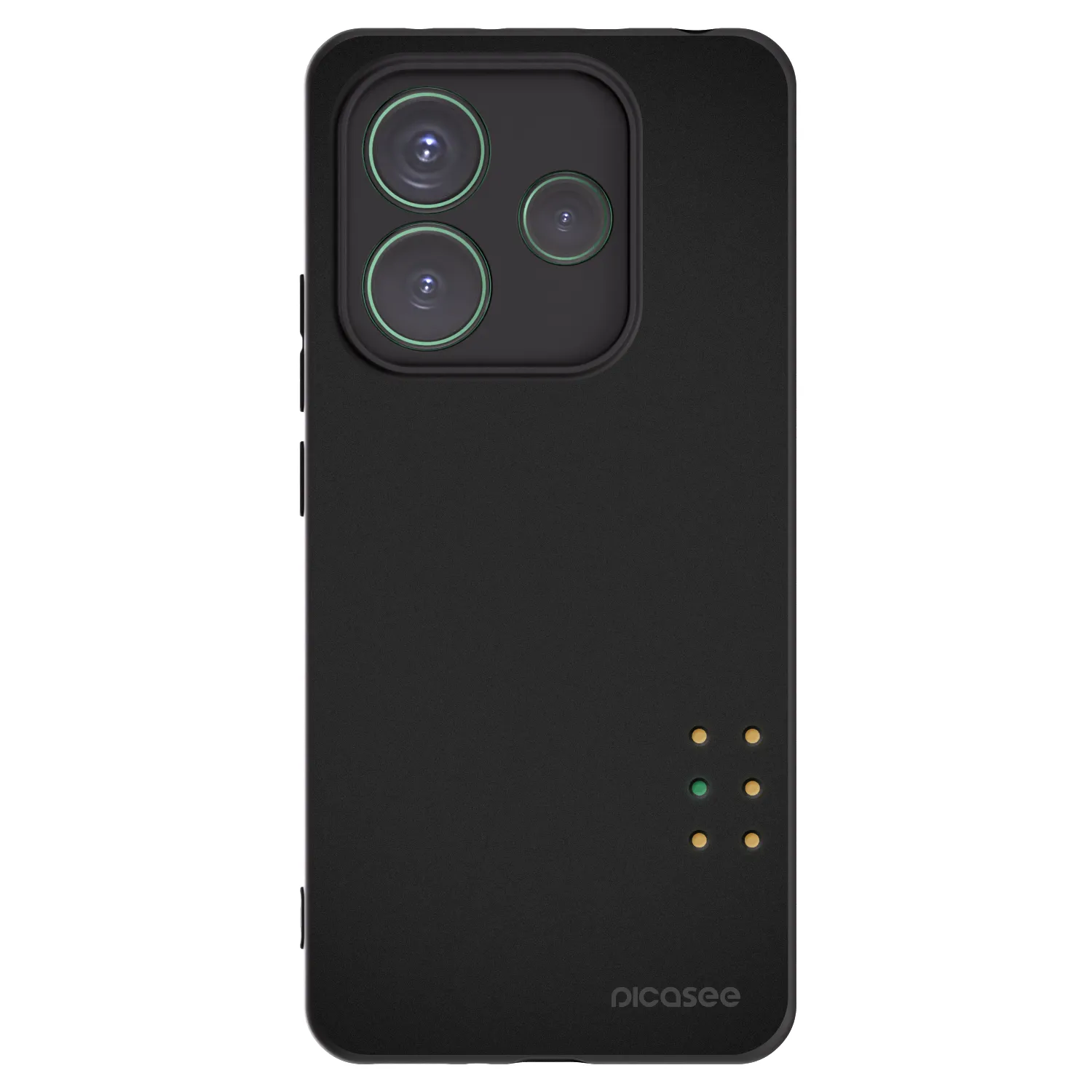 Picasee silikonový černý obal pro Xiaomi Redmi Note 14 5G - Pulse