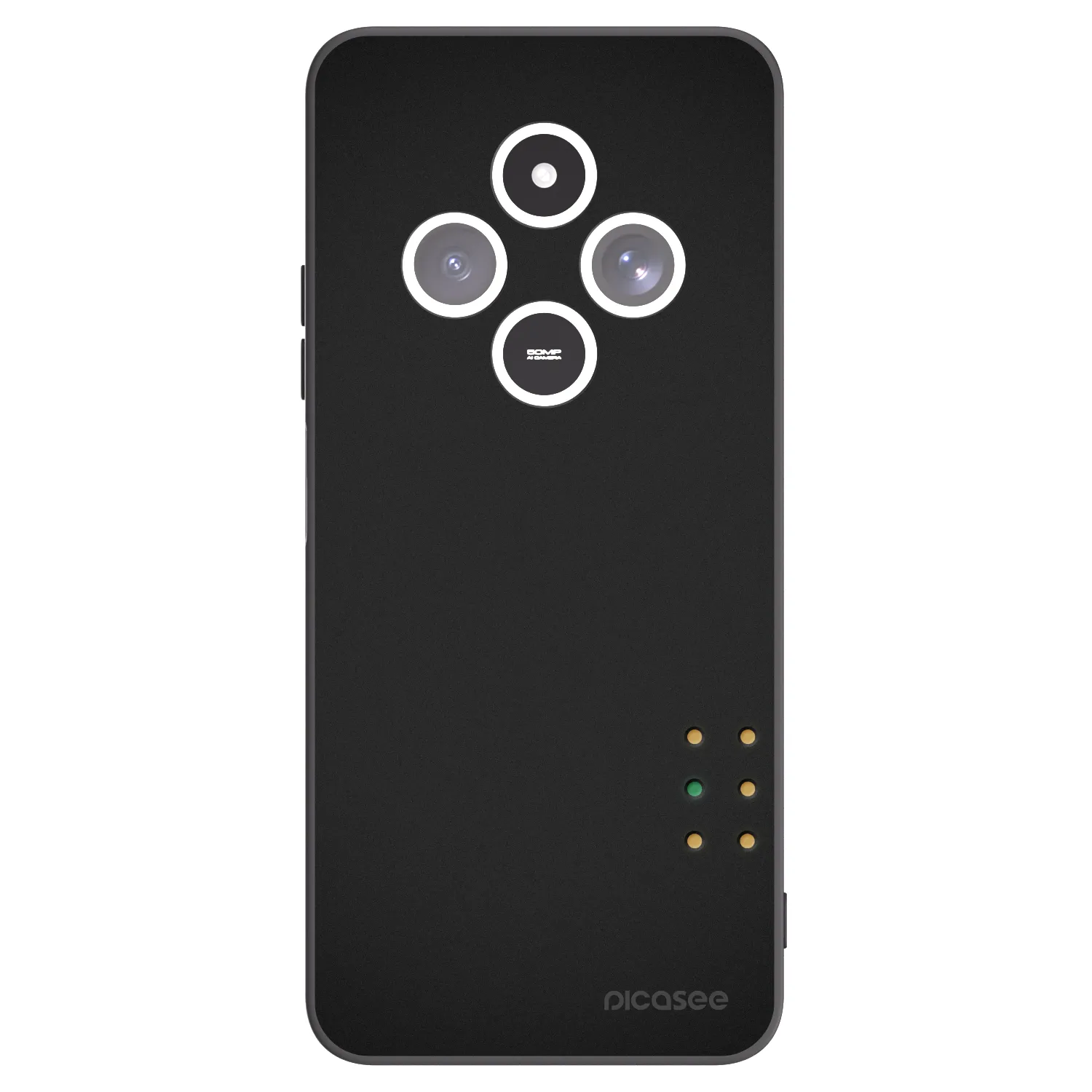Picasee silikonový černý obal pro Xiaomi Redmi 14C - Pulse