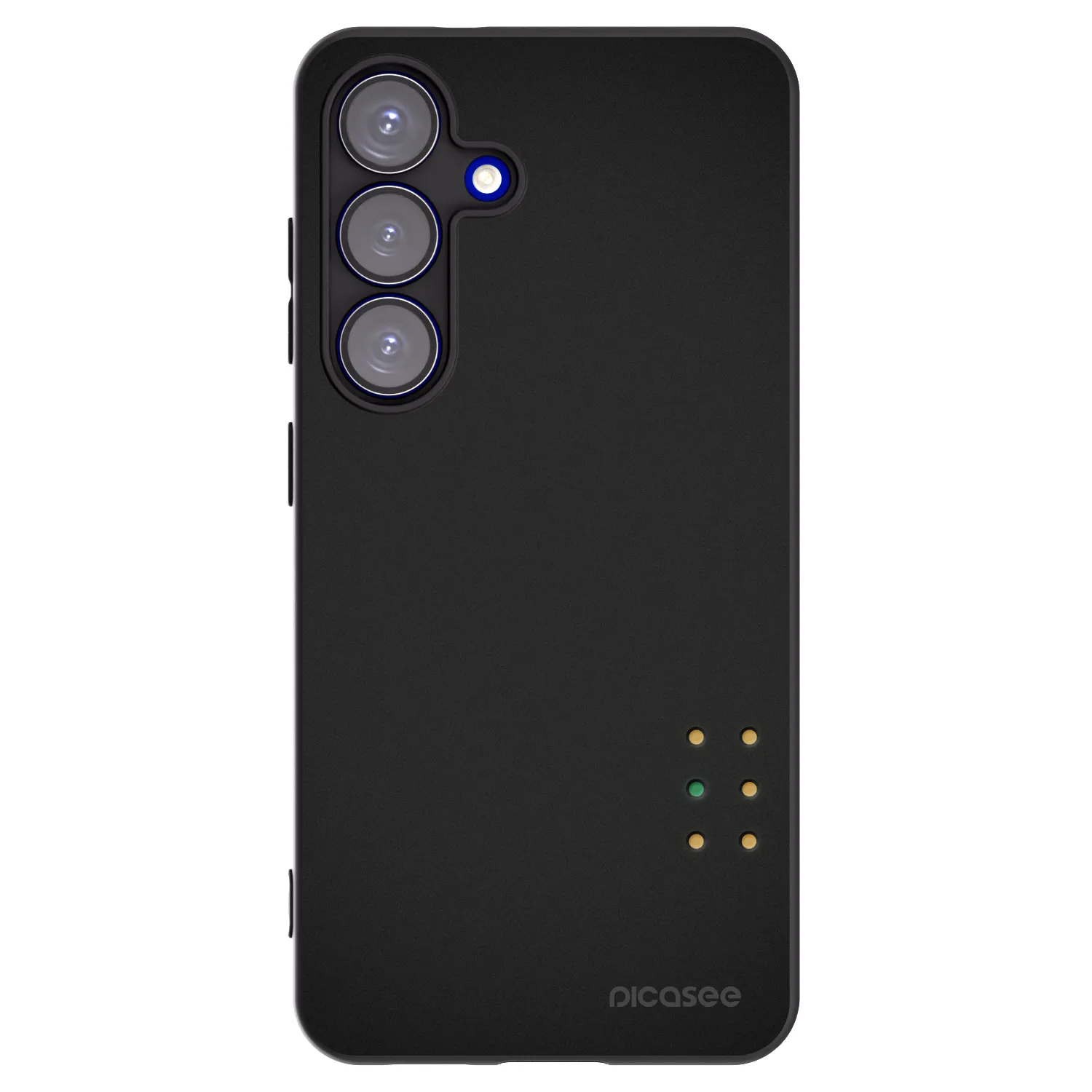 Picasee silikonový černý obal pro Samsung Galaxy S25 5G - Pulse