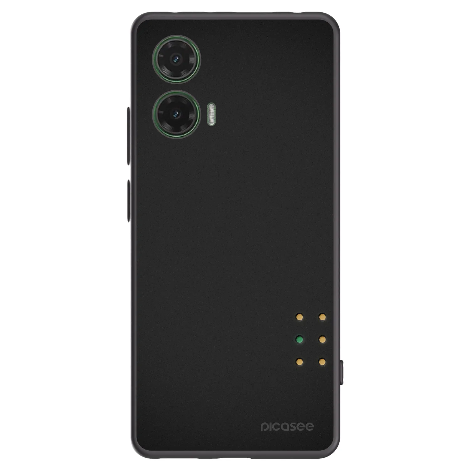 Picasee silikonový černý obal pro Motorola Moto G35 5G - Pulse