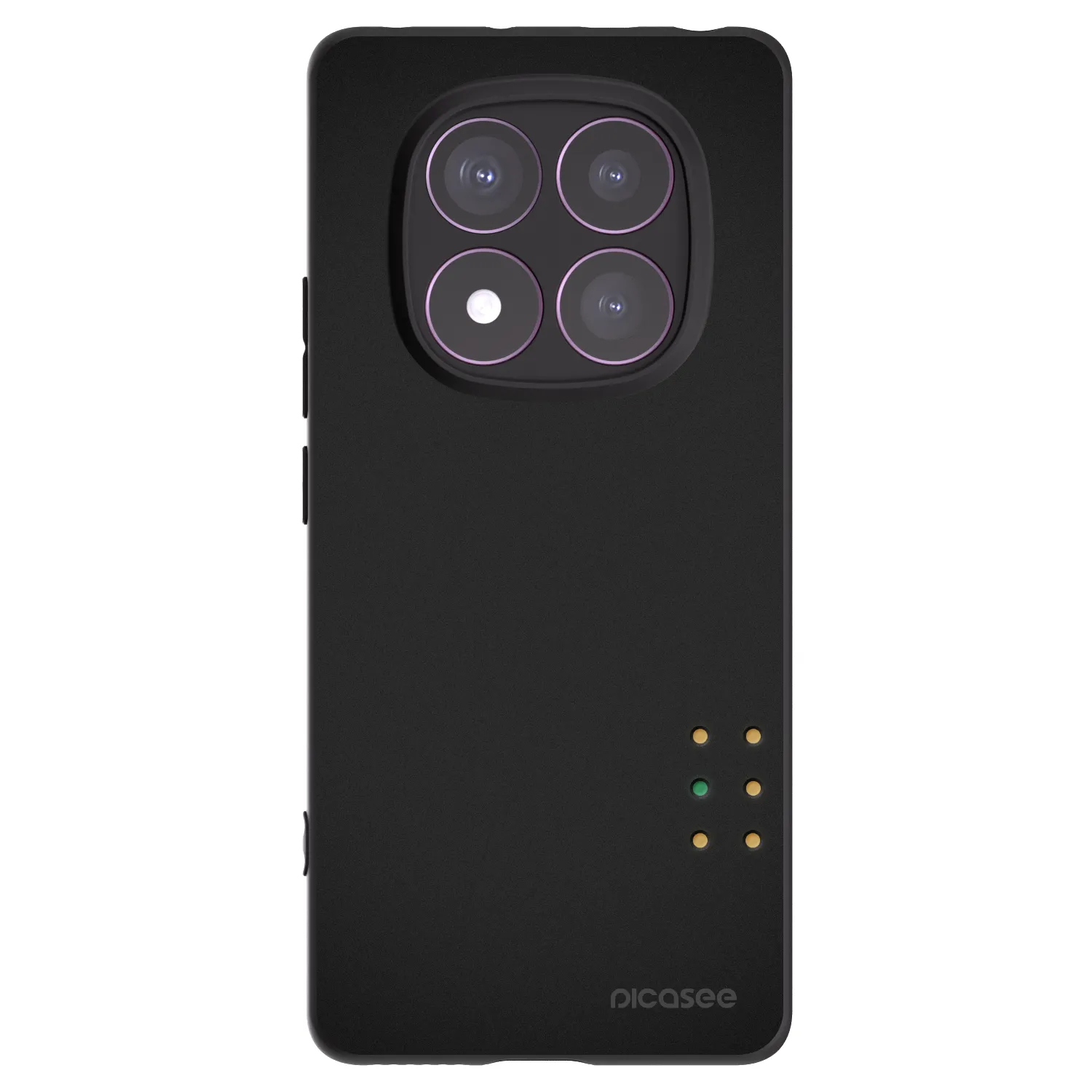 Picasee silikonový černý obal pro Xiaomi Redmi Note 14 Pro 4G - Pulse