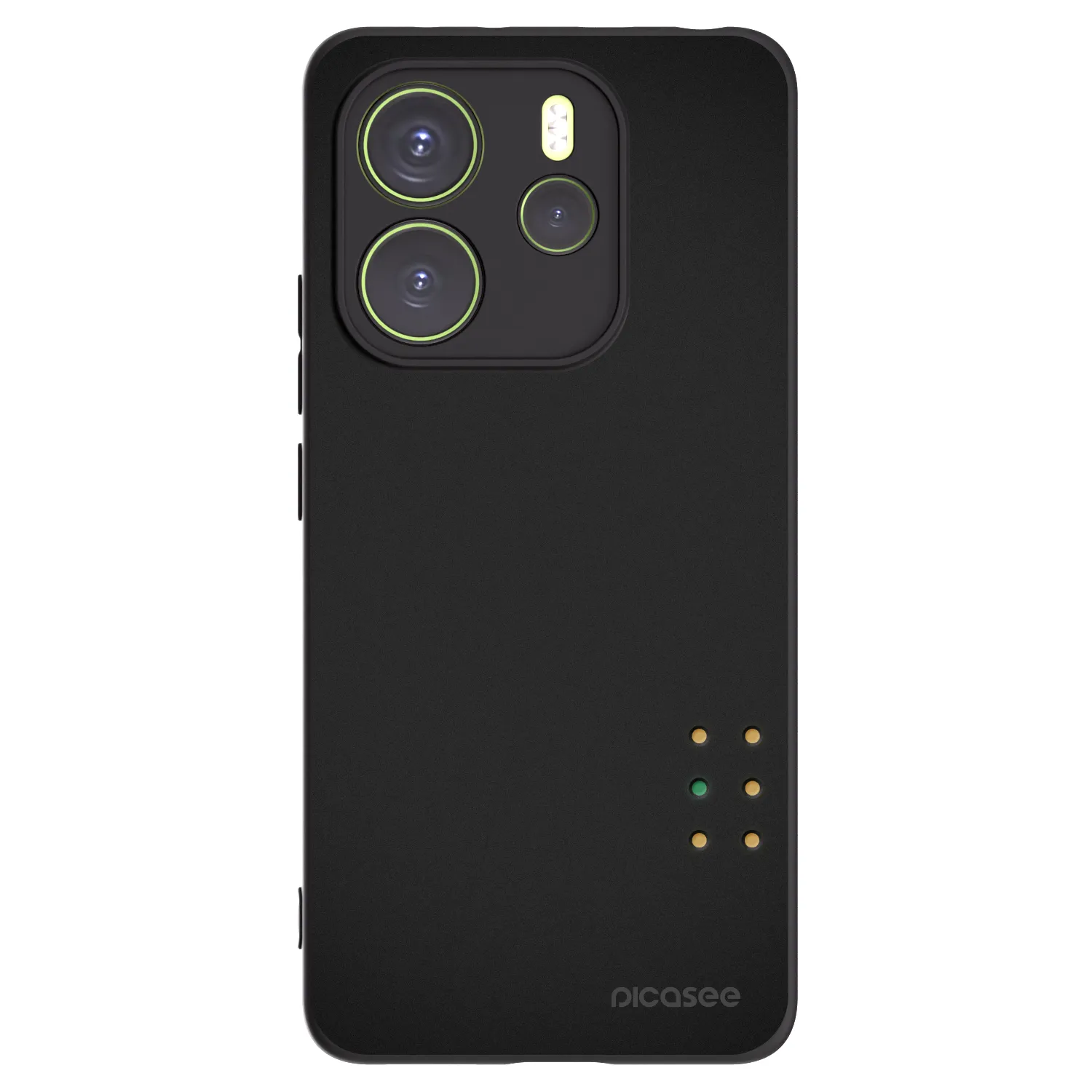 Picasee silikonový černý obal pro Xiaomi Redmi Note 14 4G - Pulse