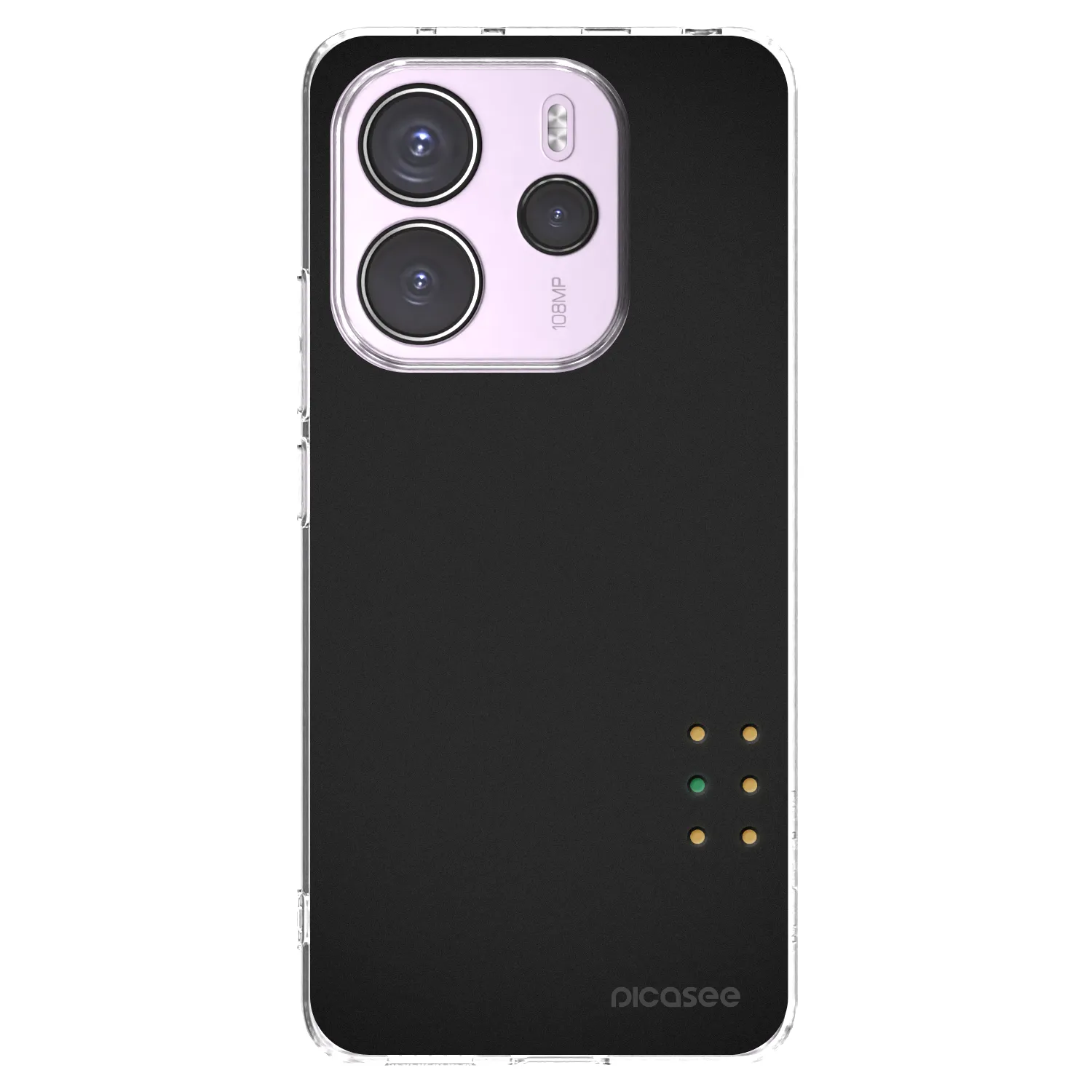 Picasee silikonový průhledný obal pro Xiaomi Redmi Note 14 4G - Pulse