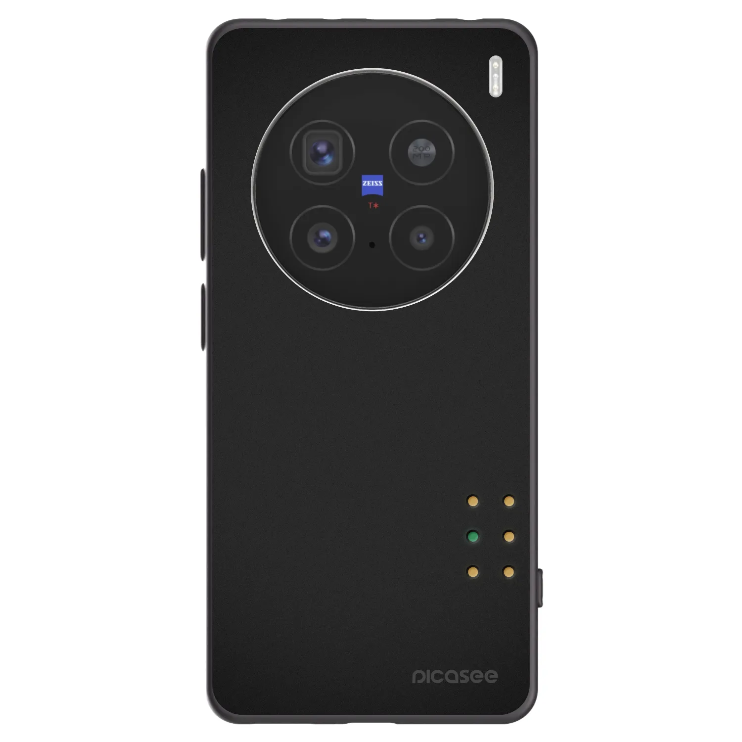 Picasee silikonový černý obal pro Vivo X200 Pro - Pulse