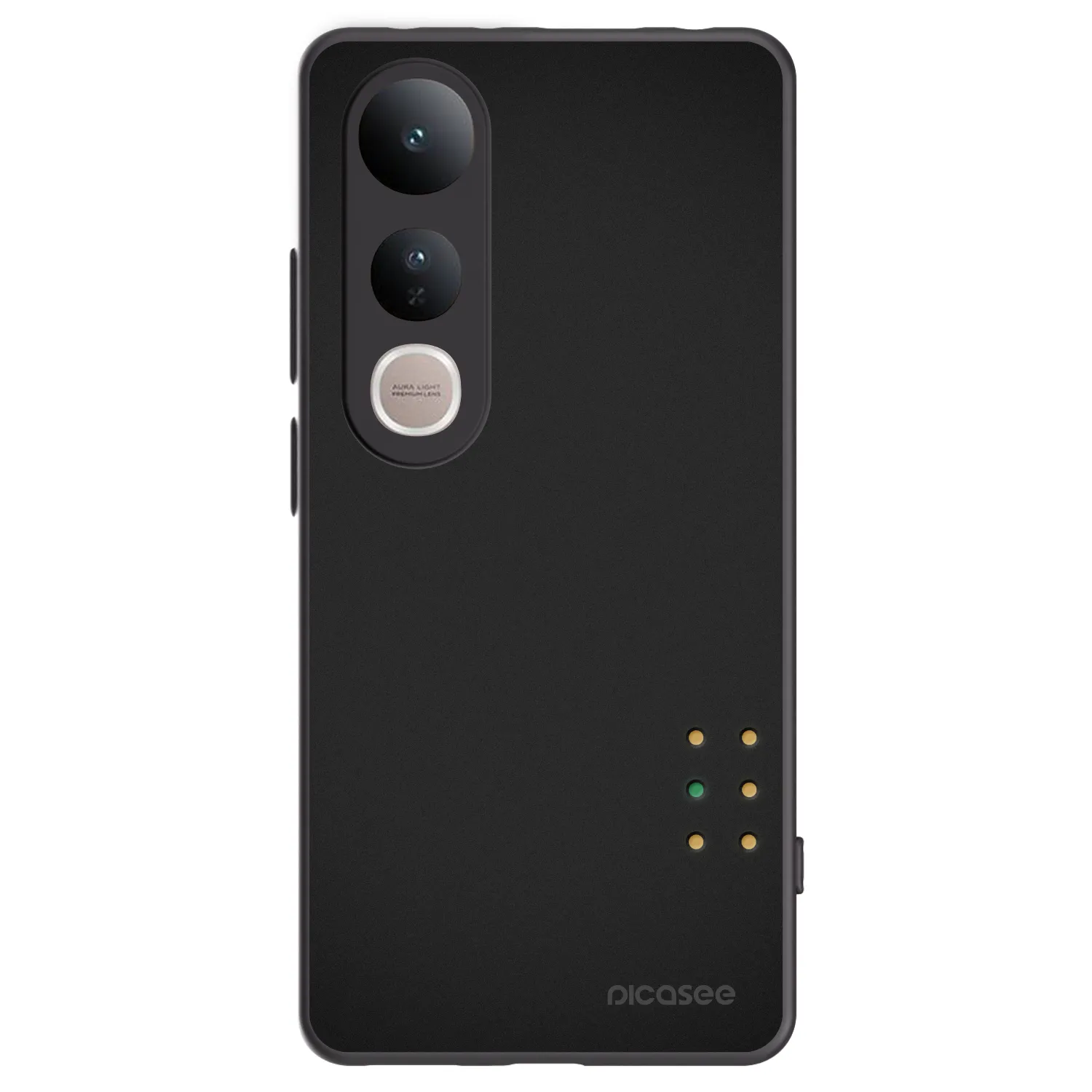 Picasee silikonový černý obal pro Vivo V50 Lite 5G - Pulse