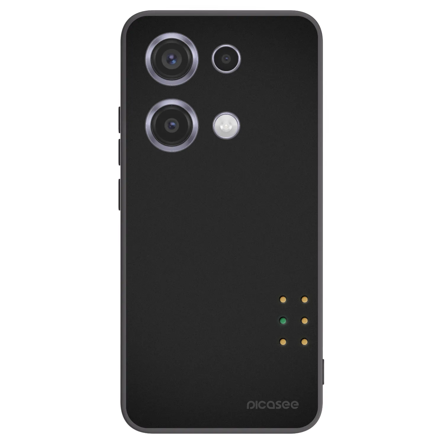 Picasee silikonový černý obal pro Xiaomi Redmi Note 14S - Pulse
