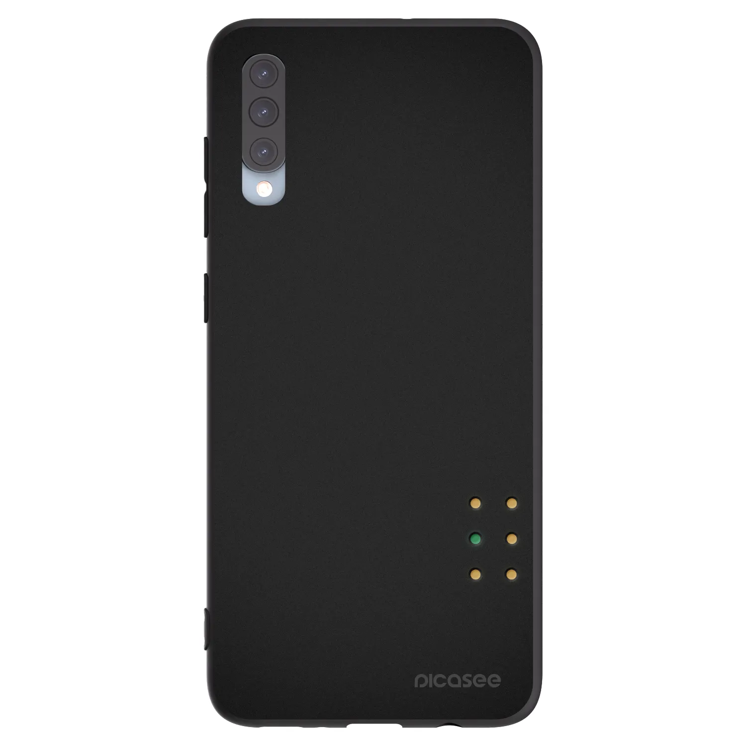 Picasee silikonový černý obal pro Samsung Galaxy A70 A705F - Pulse