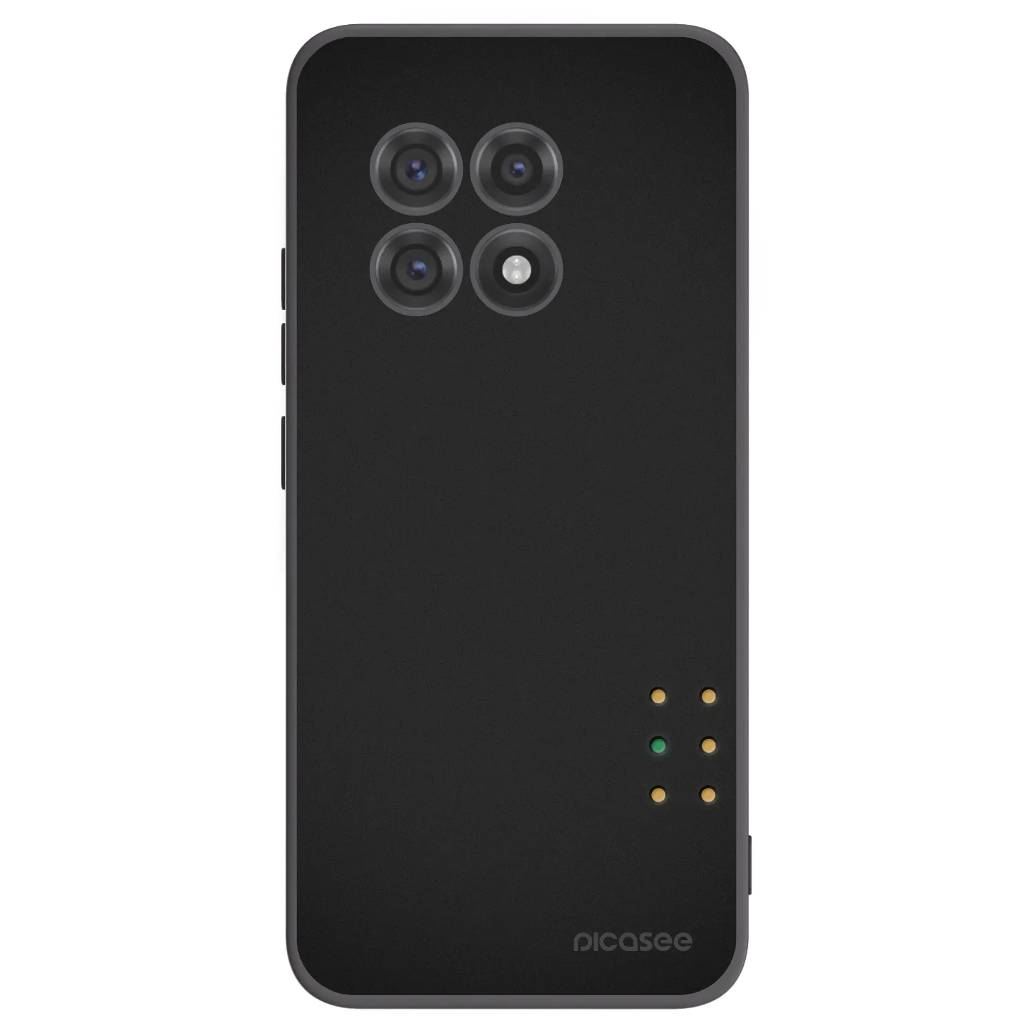 Picasee silikonový černý obal pro OnePlus 13R 5G - Pulse