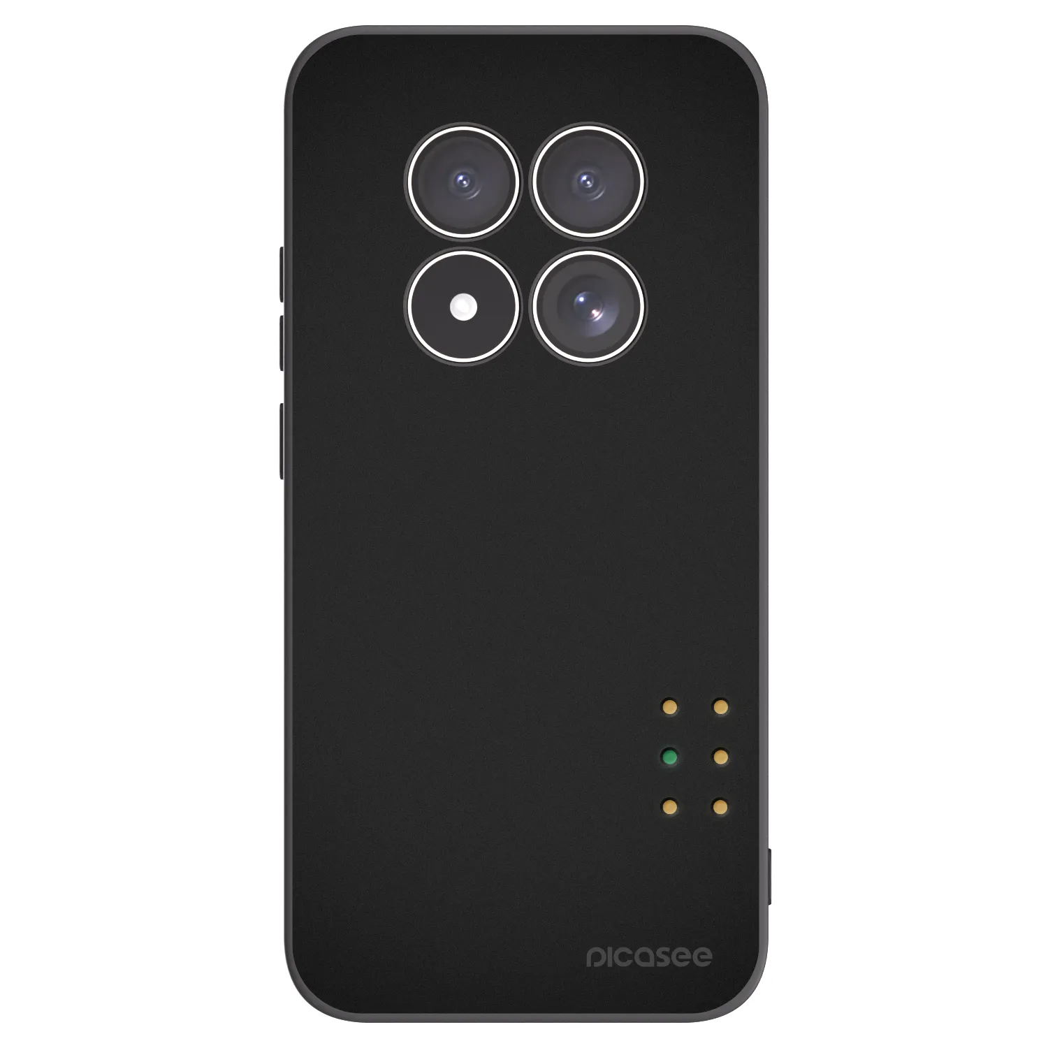 Picasee silikonový černý obal pro Xiaomi Redmi Note 15 Pro 4G - Pulse