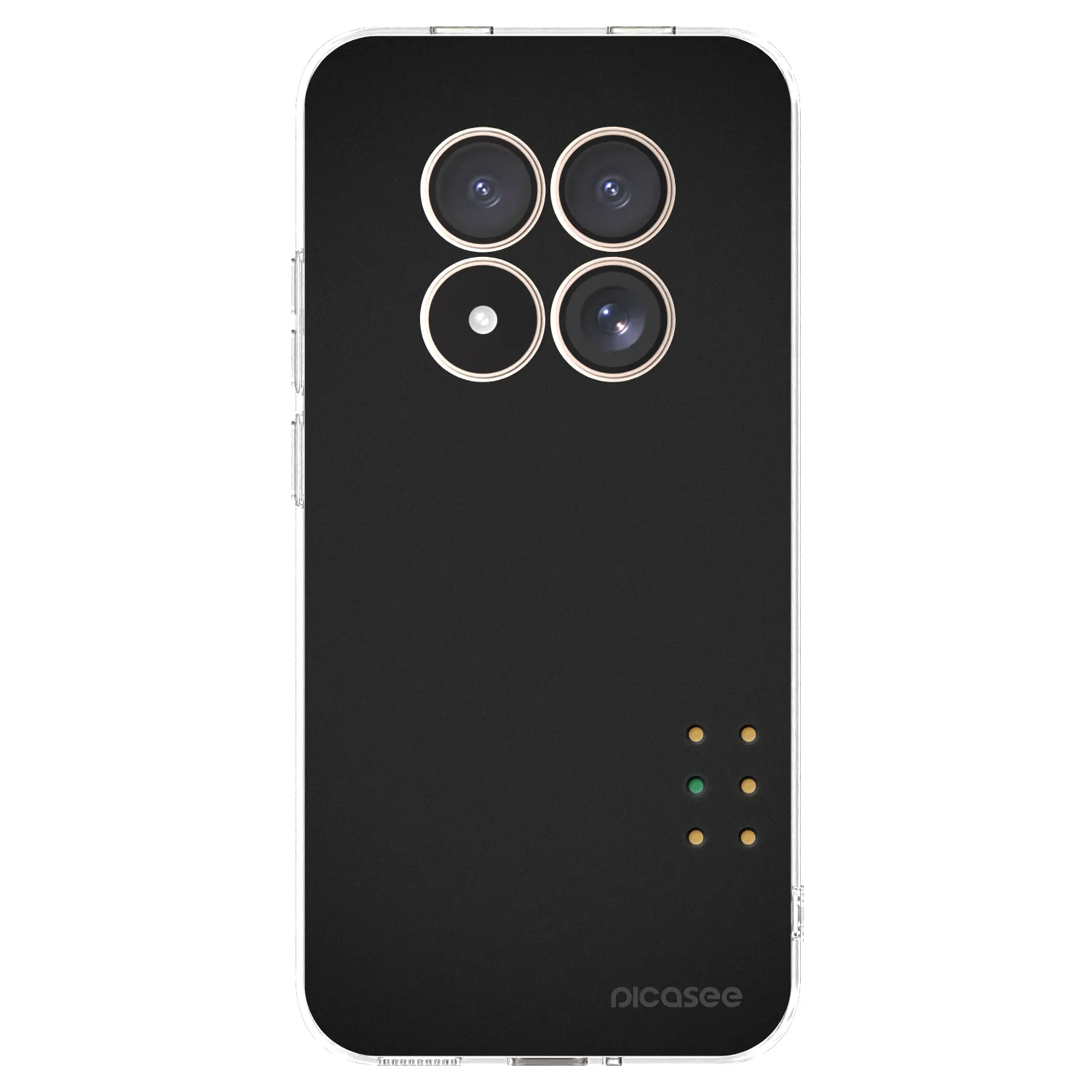 Picasee silikonový průhledný obal pro Xiaomi Redmi Note 15 Pro 4G - Pulse