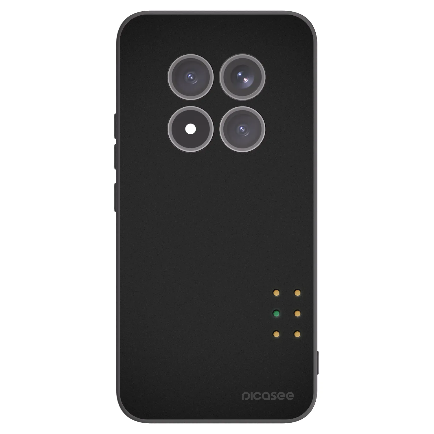 Picasee silikonový černý obal pro Xiaomi Redmi Note 15 Pro+ - Pulse