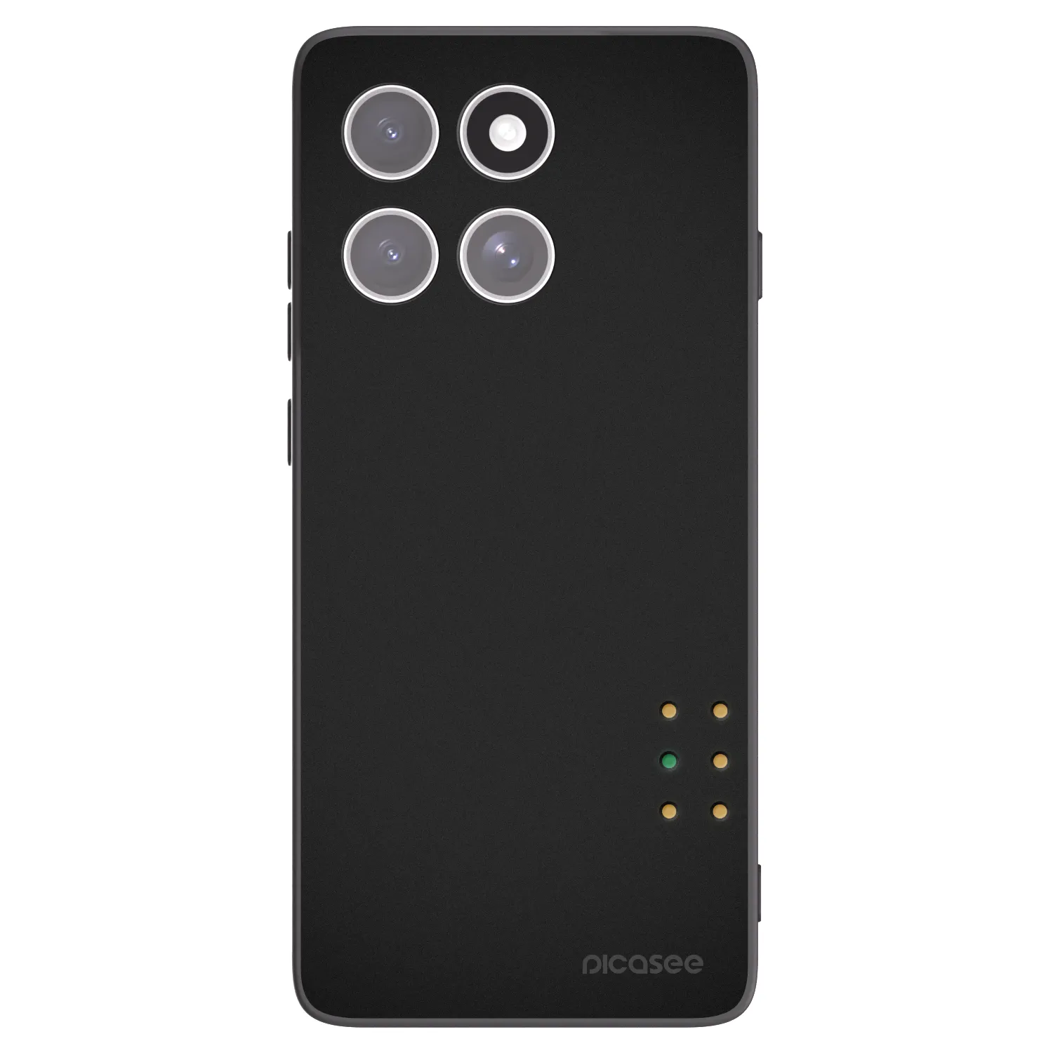 Picasee silikonový černý obal pro Motorola Edge 60 Fusion - Pulse