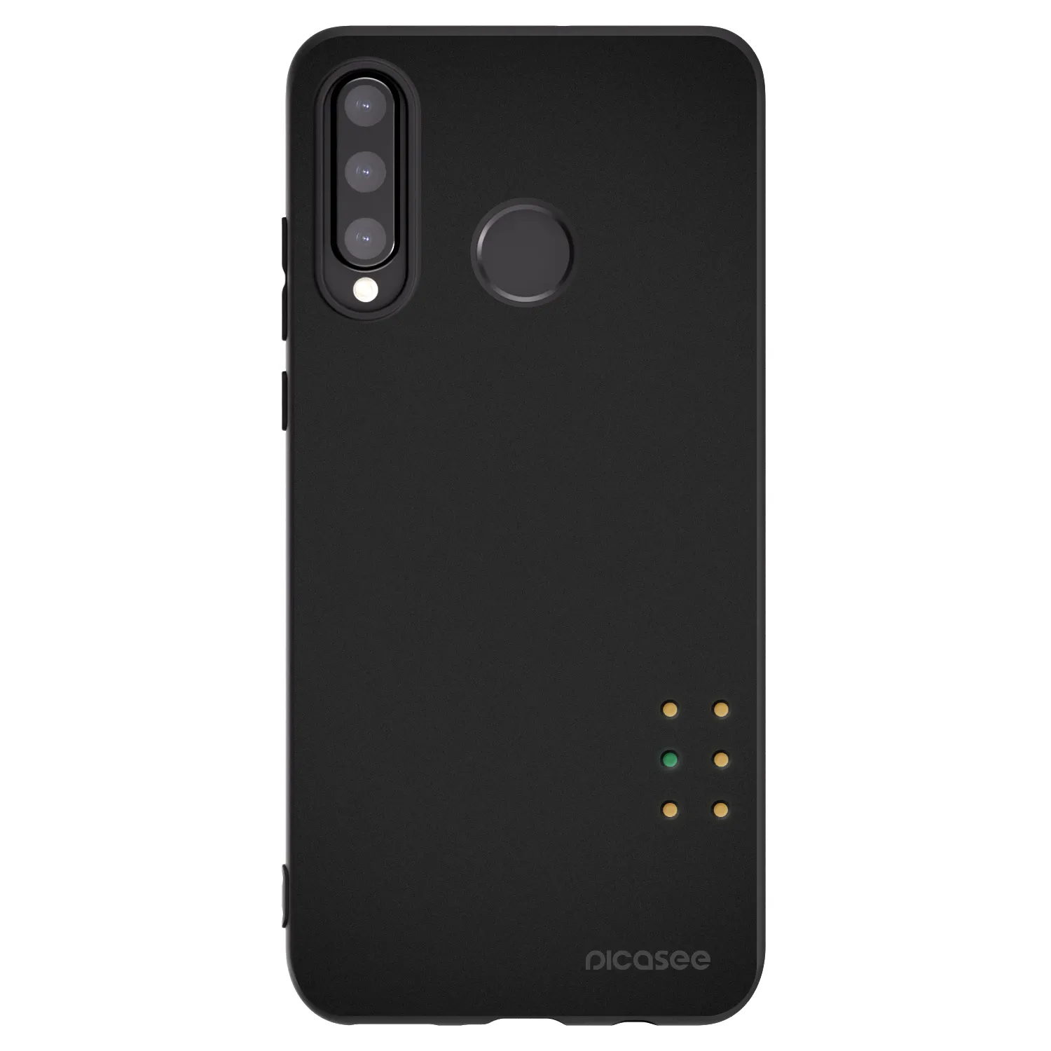 Picasee silikonový černý obal pro Huawei P30 Lite - Pulse