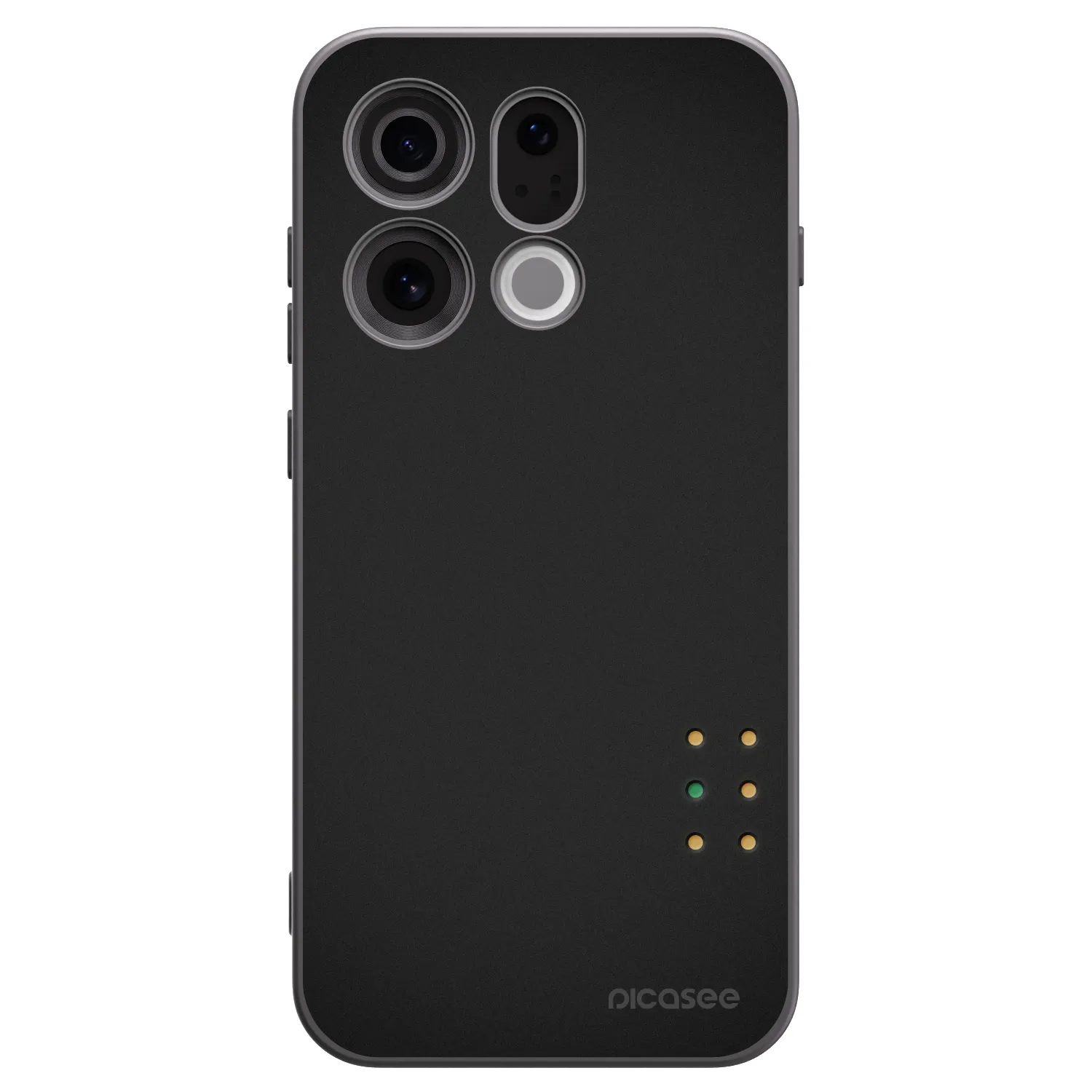 Picasee silikonový černý obal pro OPPO Find X9 - Pulse