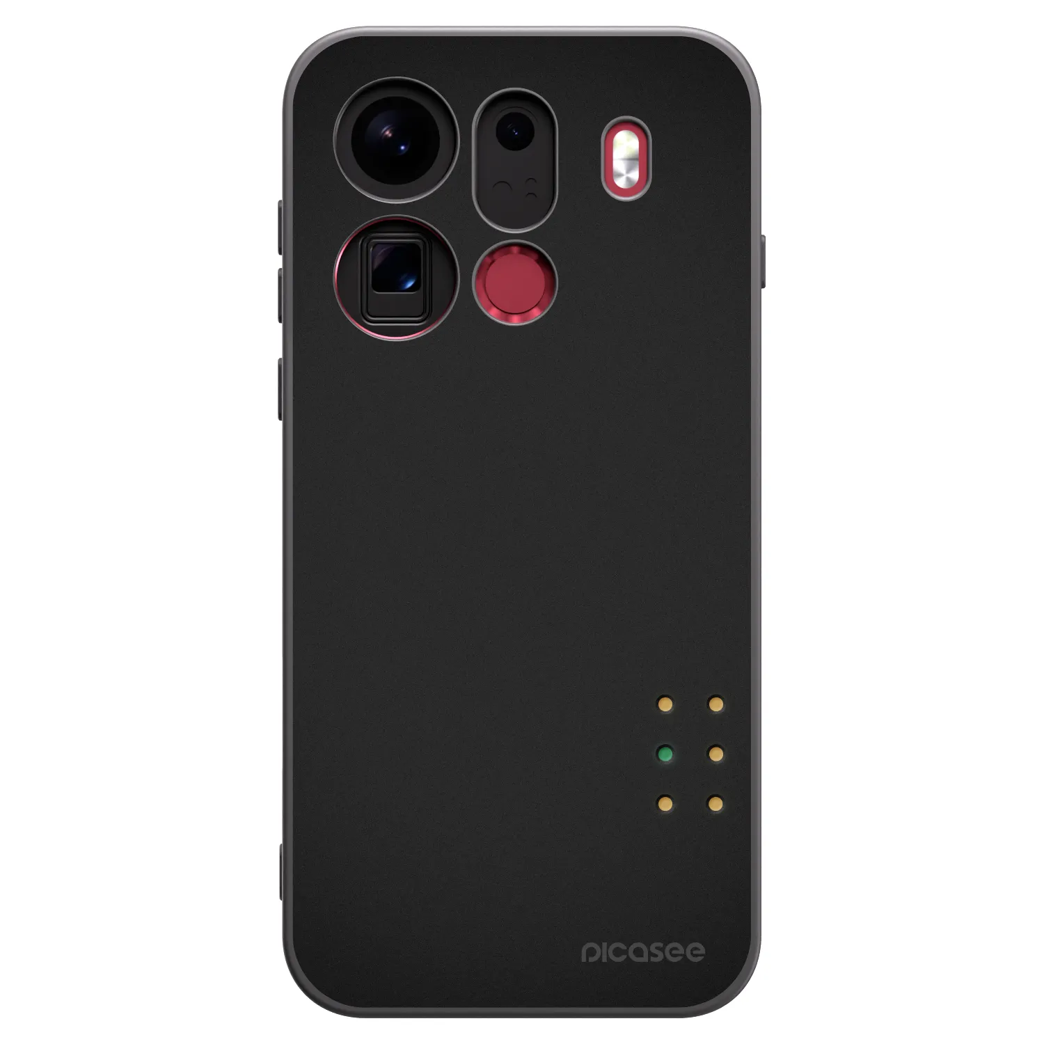 Picasee silikonový černý obal pro OPPO Find X9 Pro - Pulse