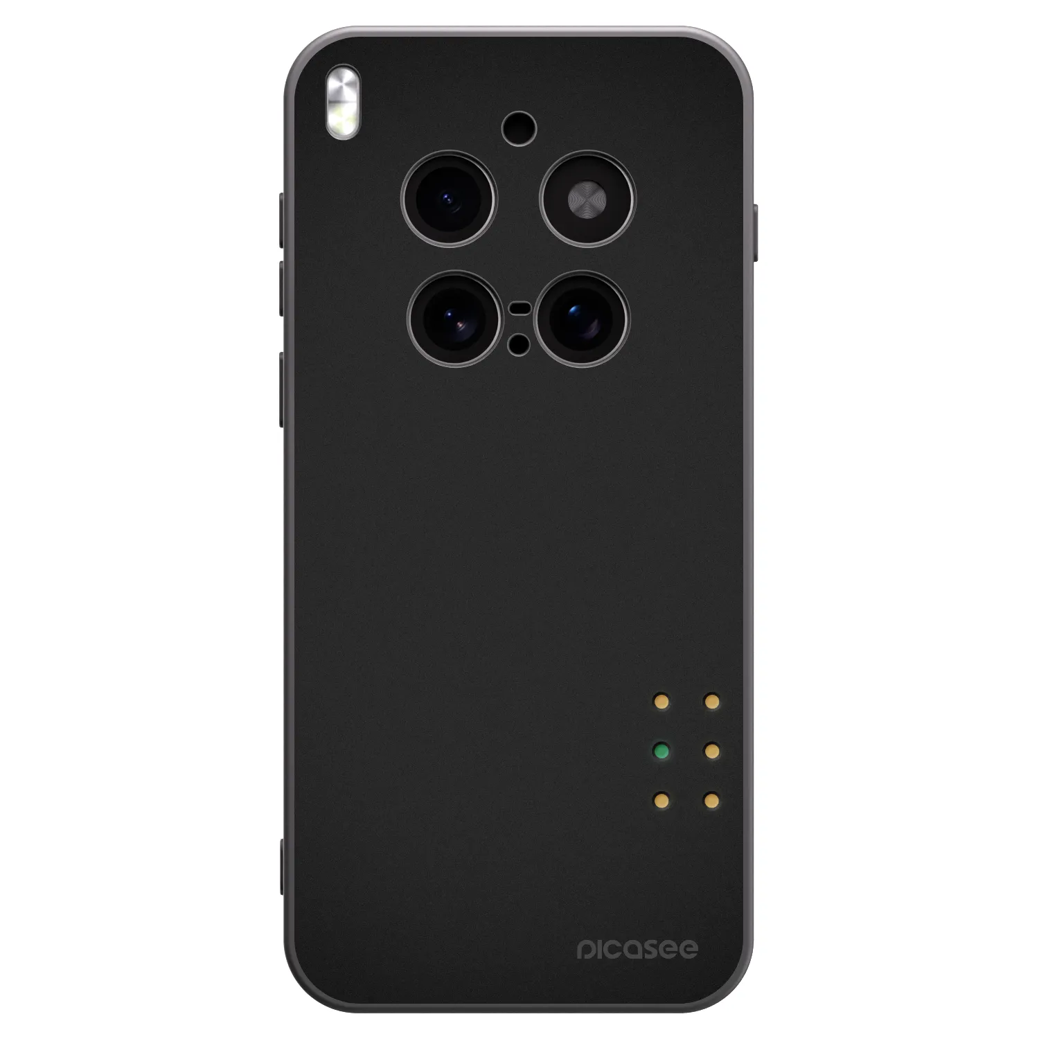 Picasee silikonový černý obal pro Vivo X300 Pro - Pulse