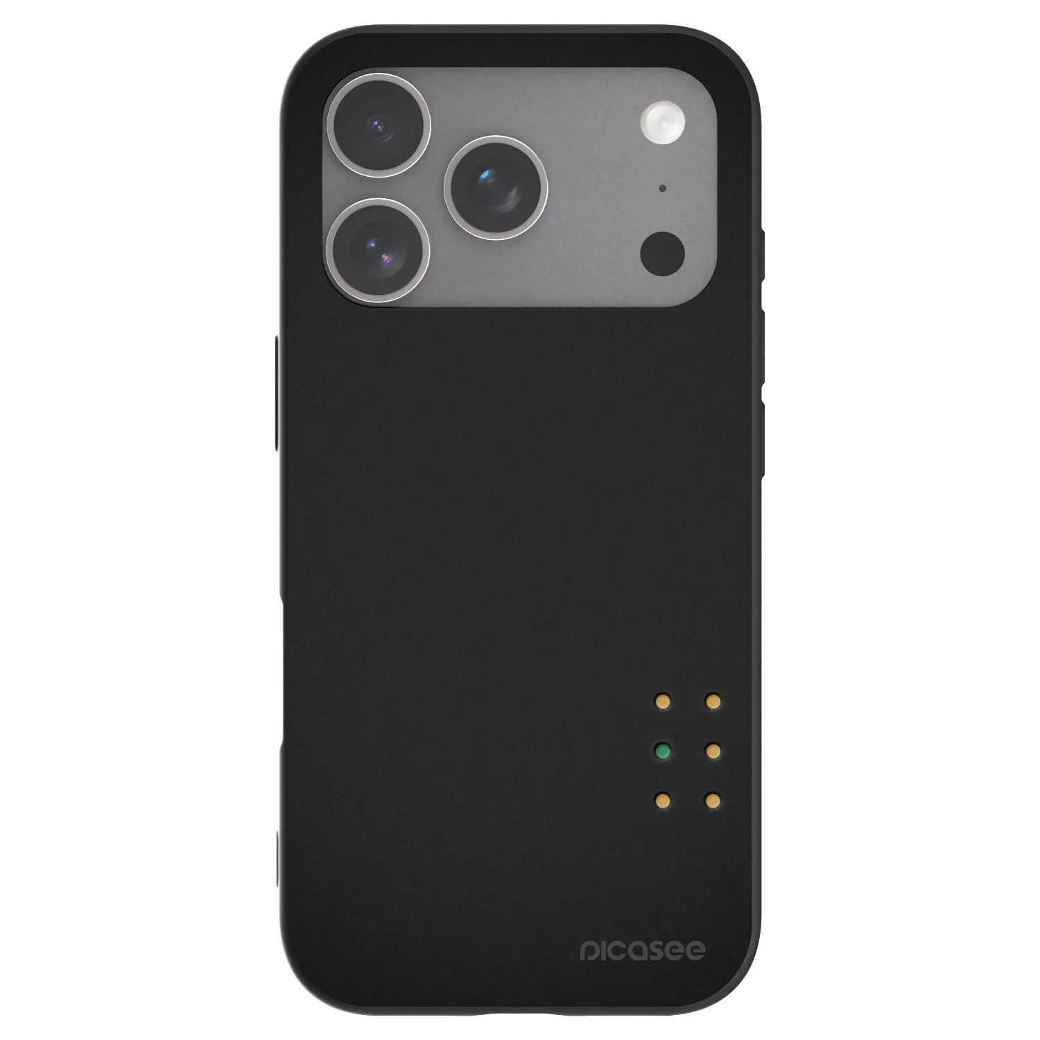 Picasee silikonový černý obal pro Apple iPhone 18 Pro - Pulse