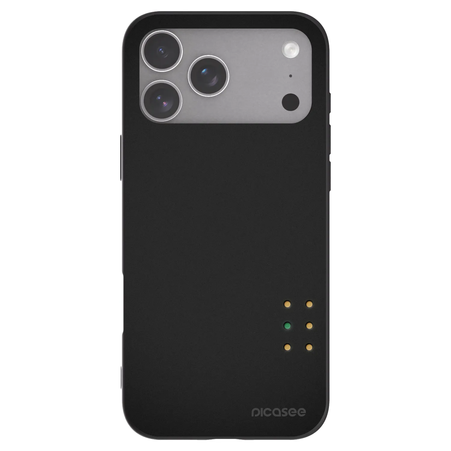 Picasee silikonový černý obal pro Apple iPhone 18 Pro Max - Pulse