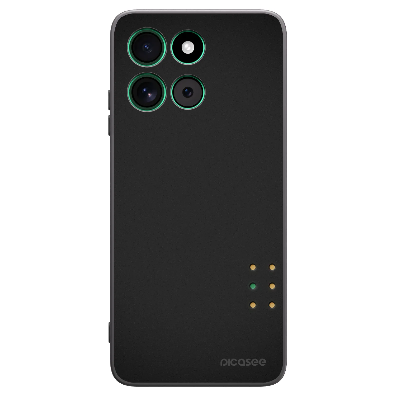 Picasee silikonový černý obal pro Motorola Moto G57 Power - Pulse