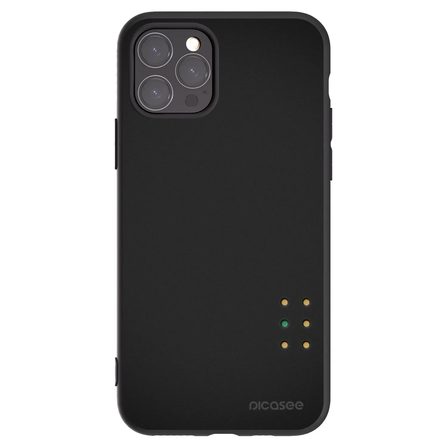 Picasee silikonový černý obal pro Apple iPhone 11 Pro - Pulse