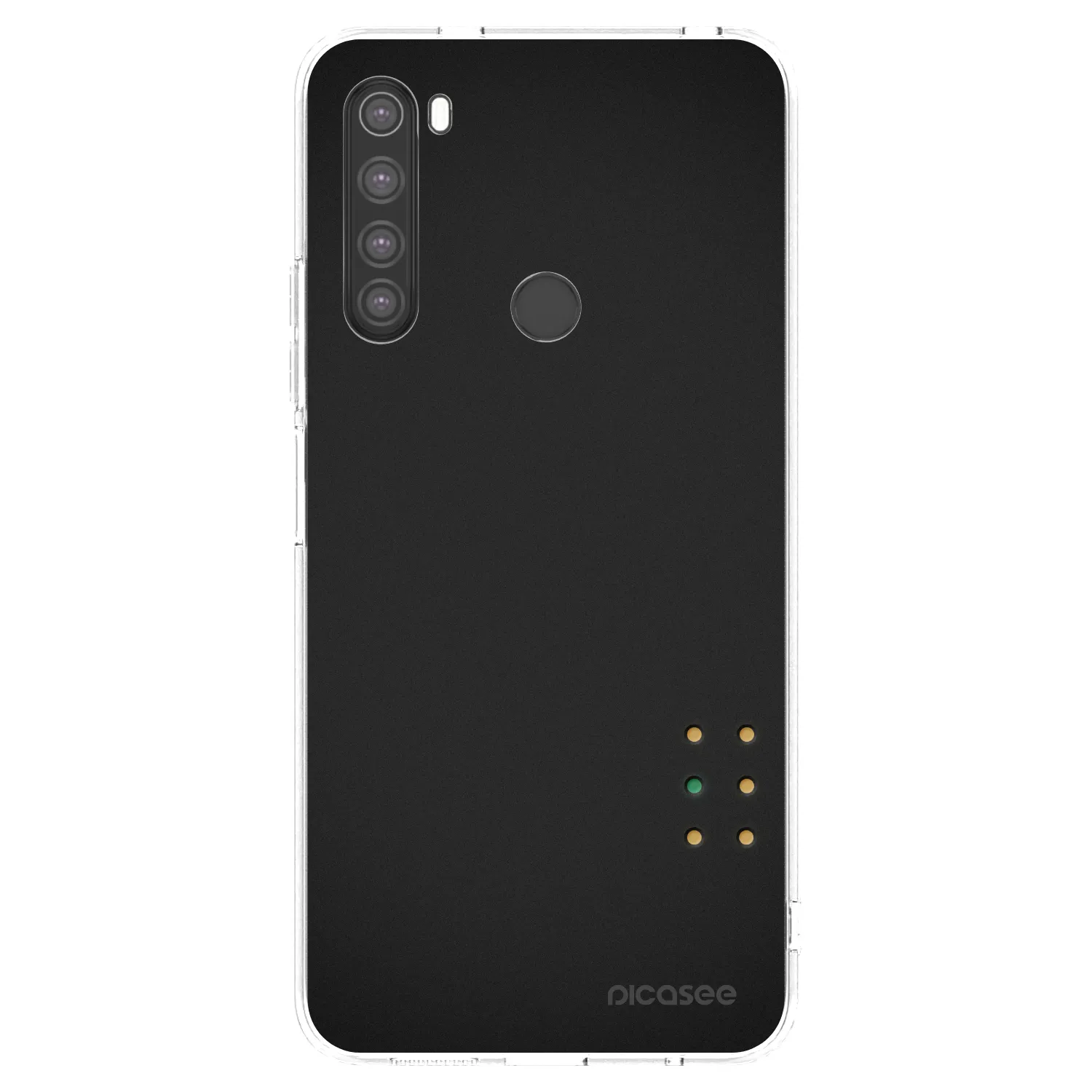 Picasee silikonový průhledný obal pro Xiaomi Redmi Note 8 - Pulse