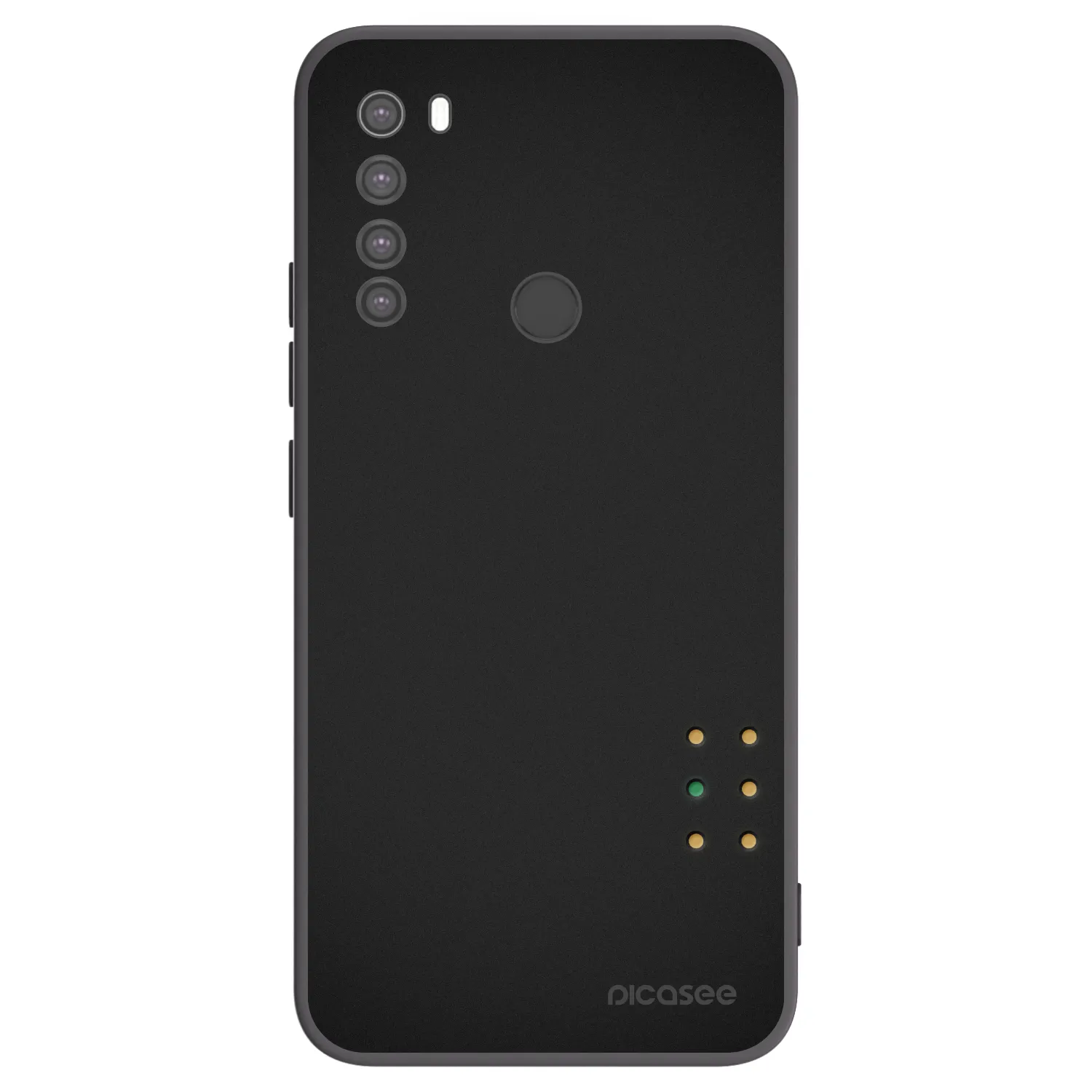 Picasee silikonový černý obal pro Xiaomi Redmi Note 8 - Pulse