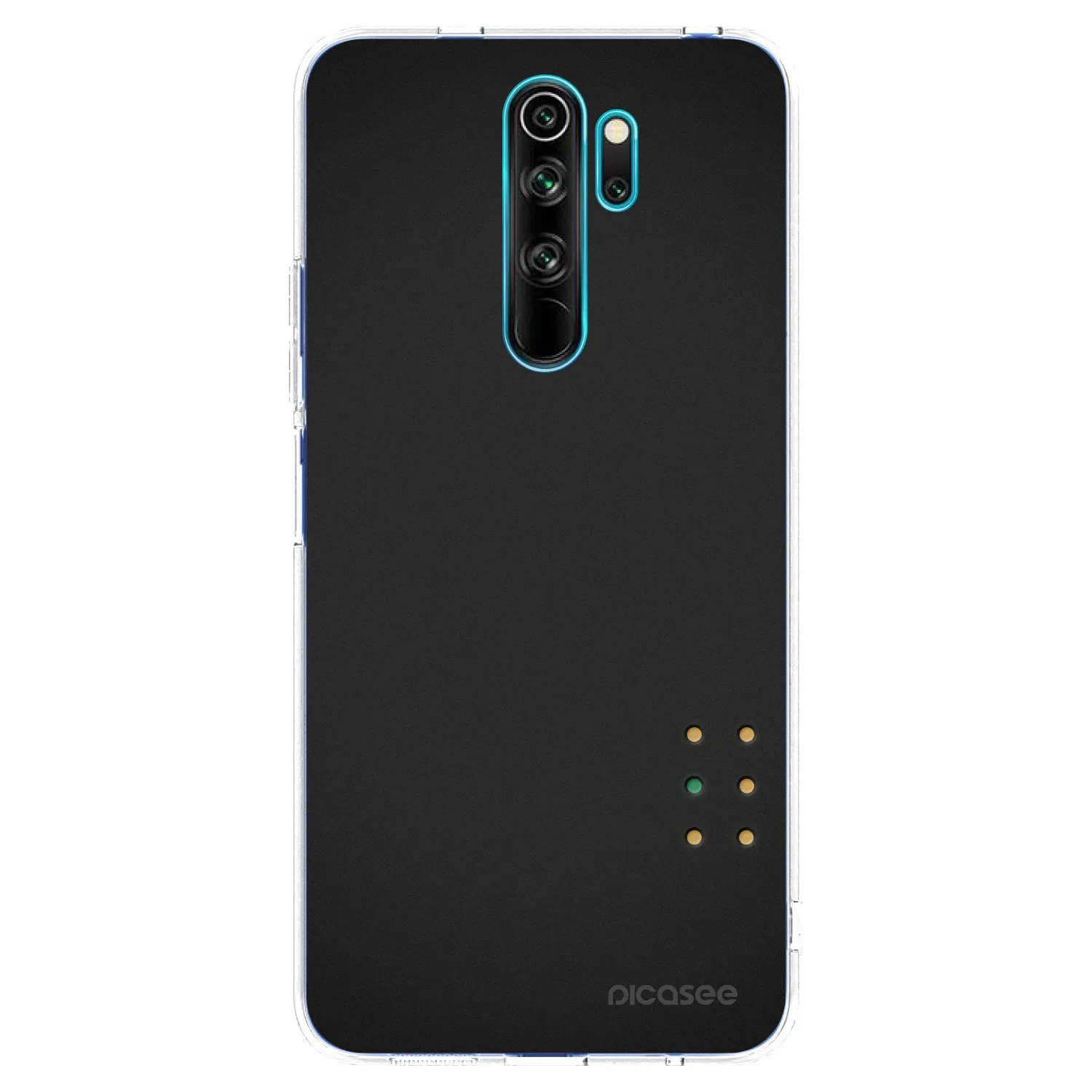 Picasee silikonový průhledný obal pro Xiaomi Redmi Note 8 Pro - Pulse