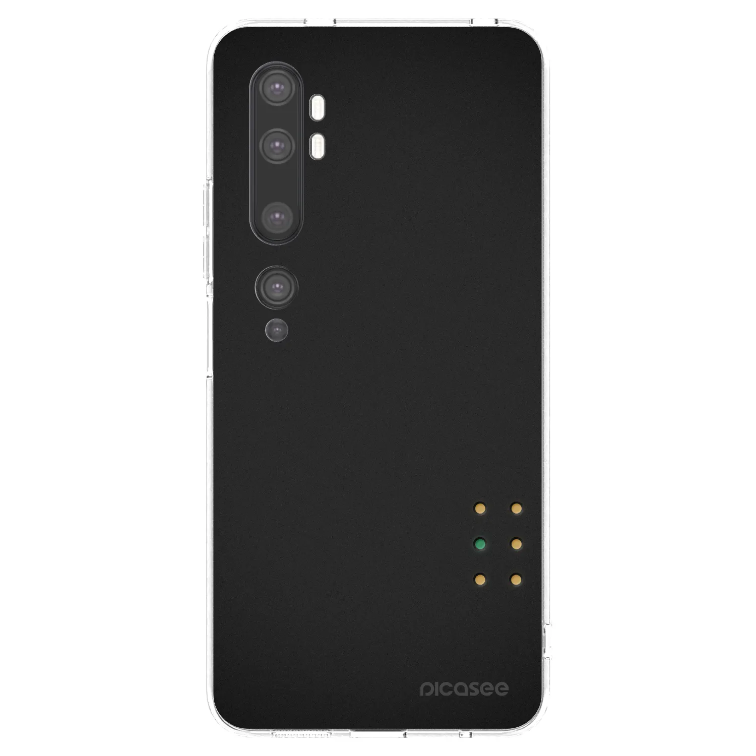Picasee silikonový průhledný obal pro Xiaomi Mi Note 10 (Pro) - Pulse