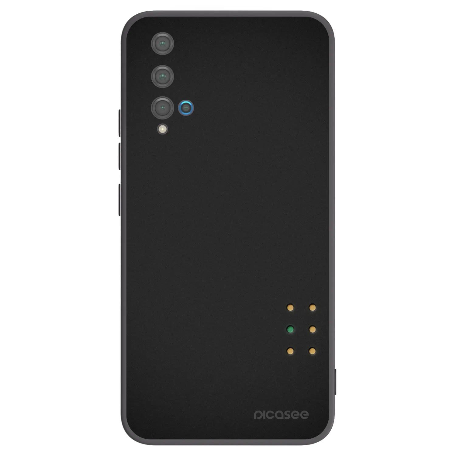 Picasee silikonový černý obal pro Huawei Nova 5T - Pulse