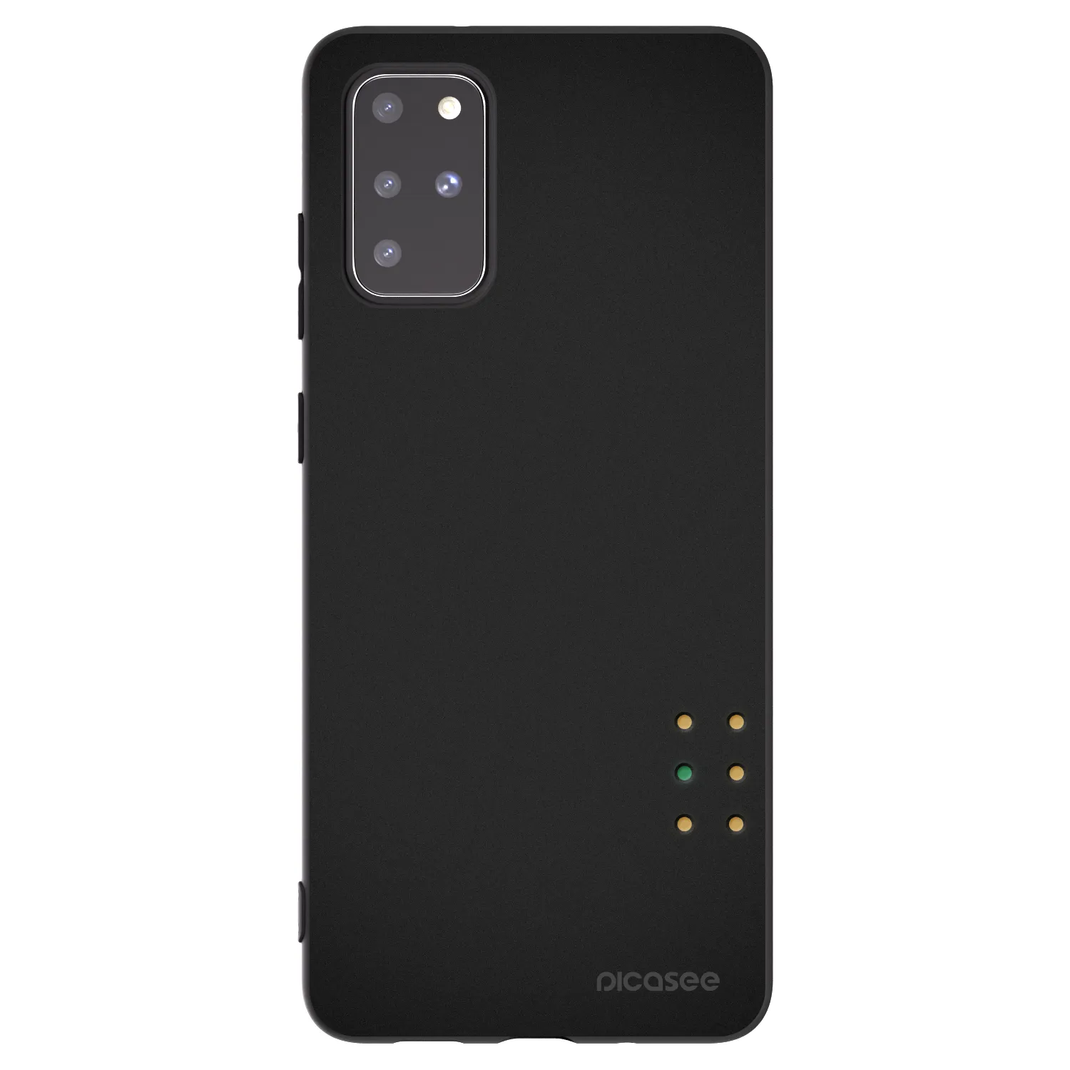 Picasee silikonový černý obal pro Samsung Galaxy S20+ G985F - Pulse