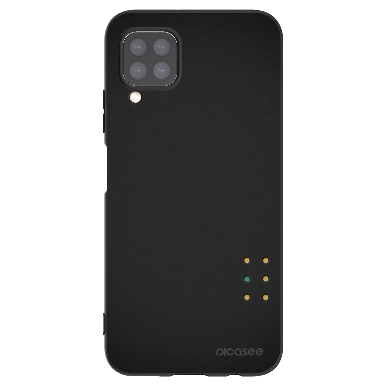 Picasee silikonový černý obal pro Huawei P40 Lite - Pulse