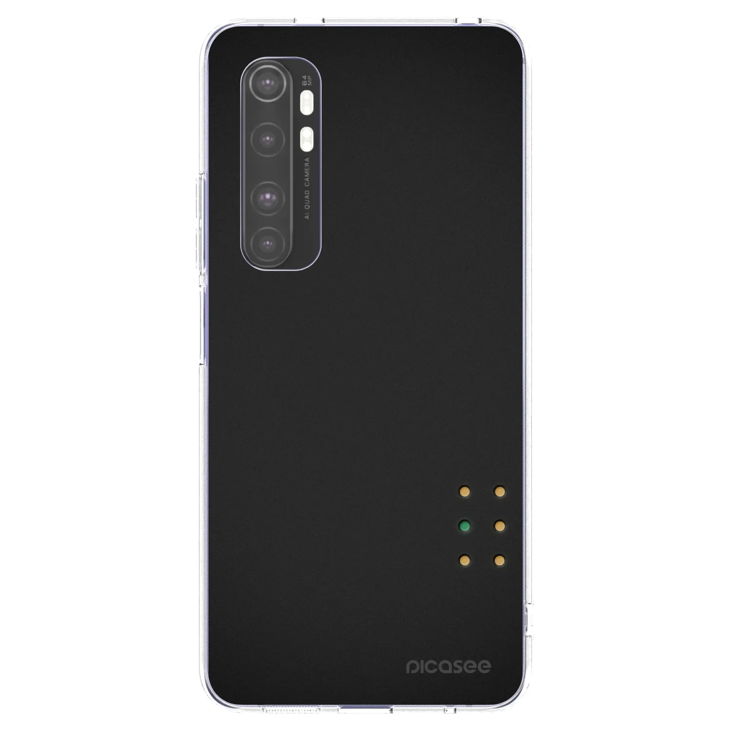 Picasee silikonový průhledný obal pro Xiaomi Mi Note 10 Lite - Pulse