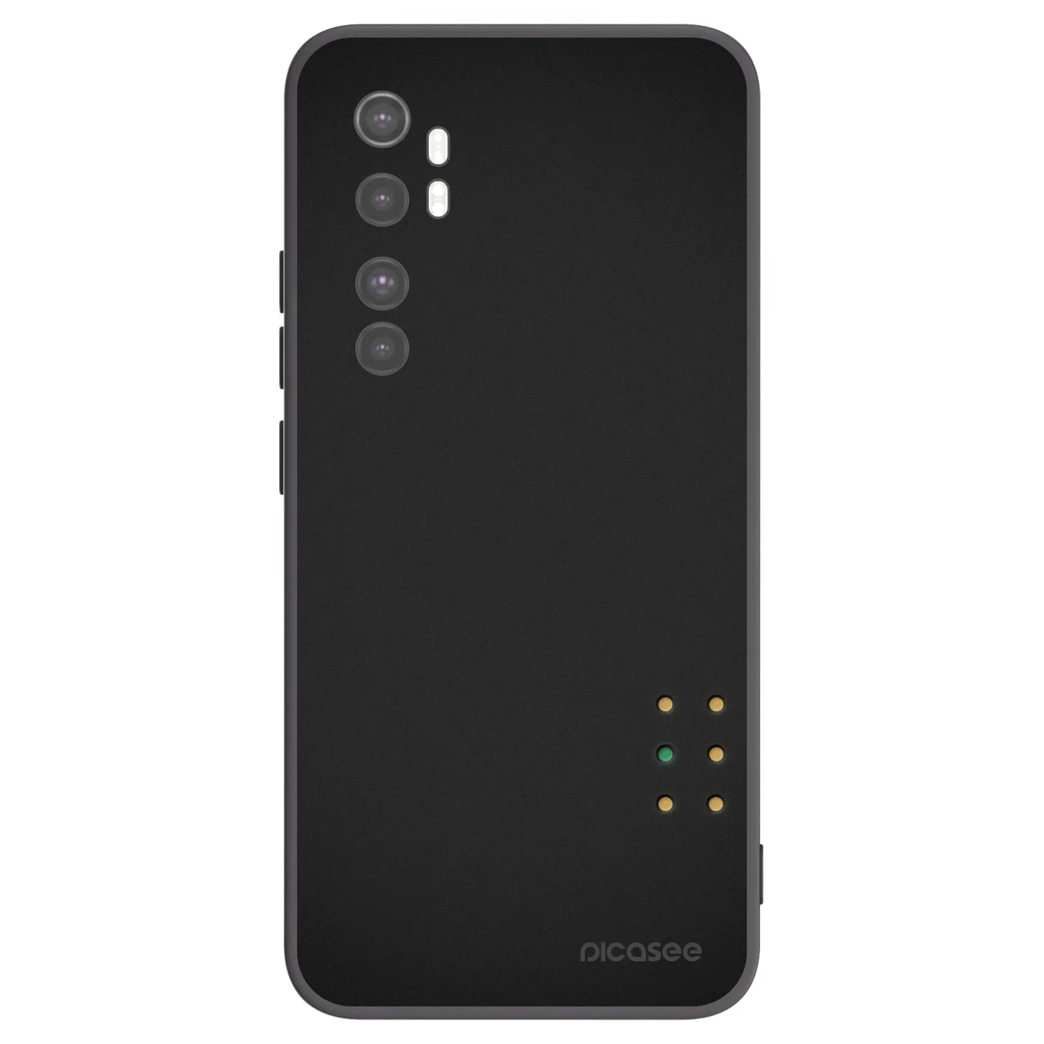Picasee silikonový černý obal pro Xiaomi Mi Note 10 Lite - Pulse