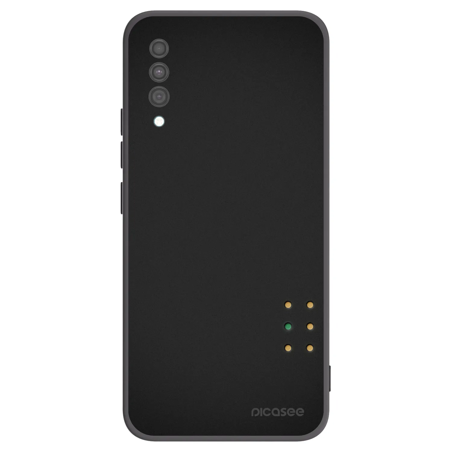 Picasee silikonový černý obal pro Samsung Galaxy A30s A307F - Pulse