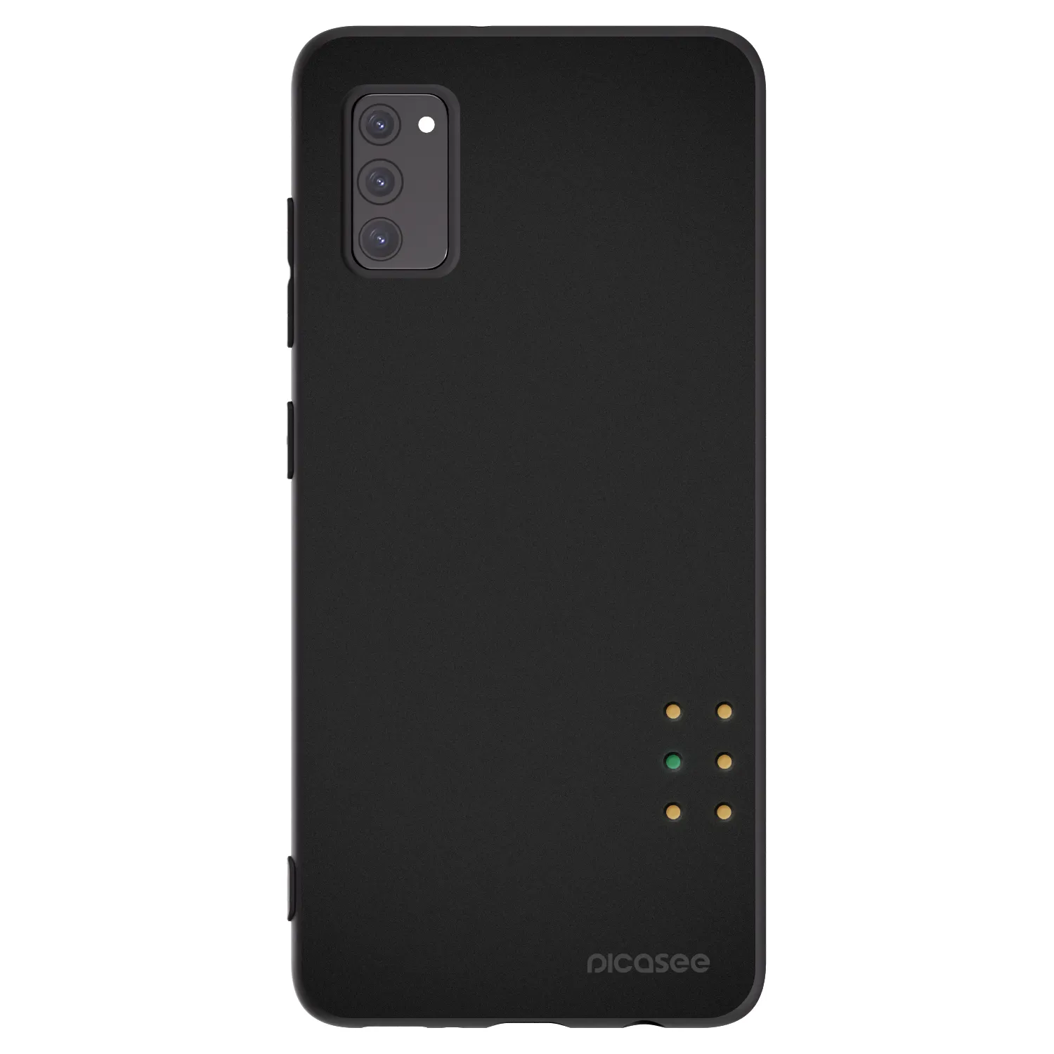 Picasee silikonový černý obal pro Samsung Galaxy A41 A415F - Pulse