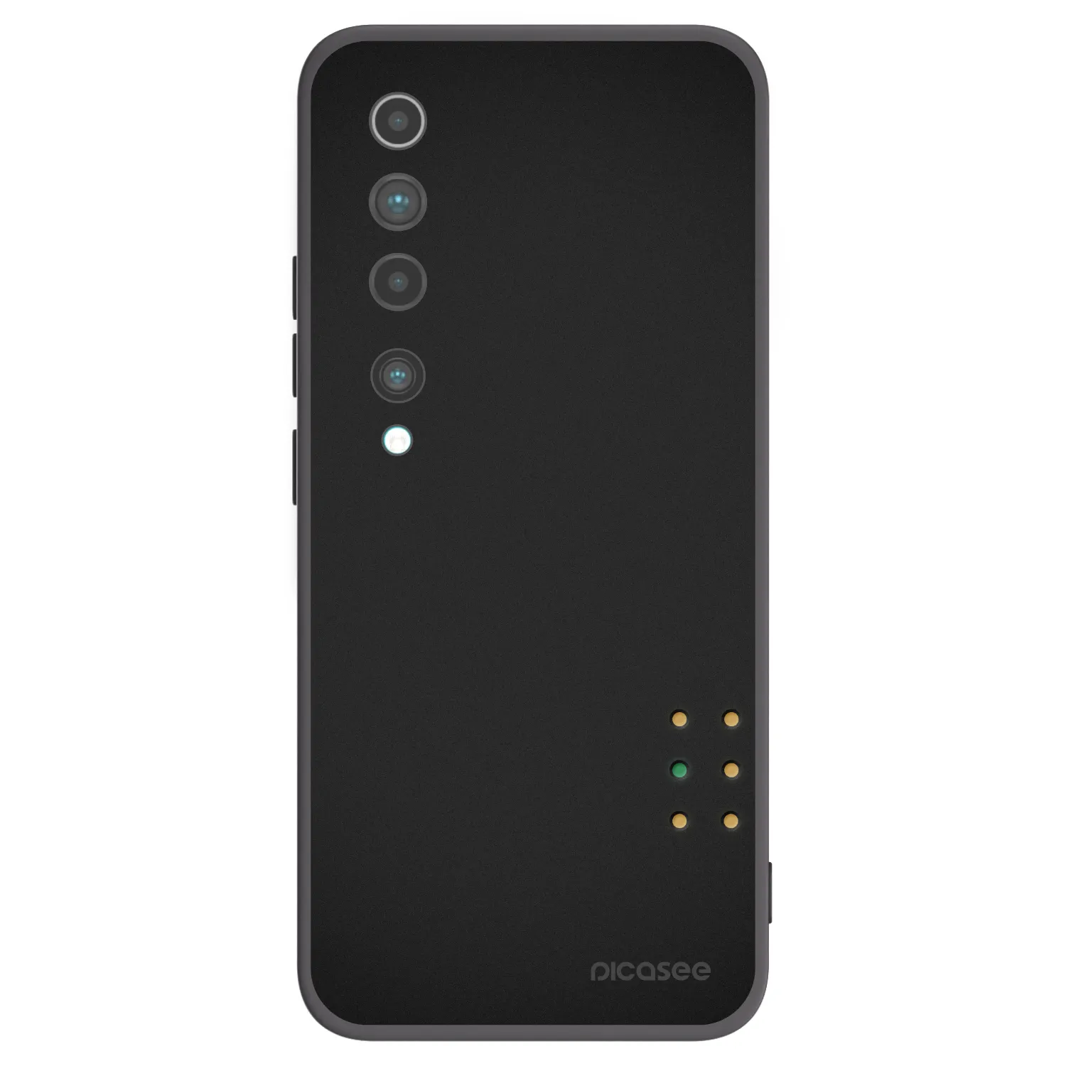 Picasee silikonový černý obal pro Xiaomi Mi 10 - Pulse