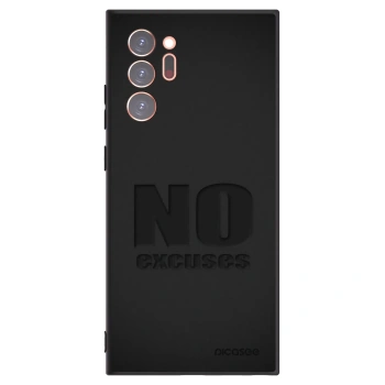 Picasee silikonový černý obal pro Samsung Galaxy Note 20 Ultra - No Excuses
