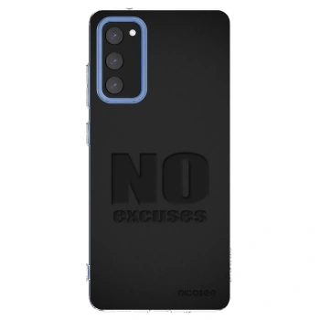 Picasee silikonový průhledný obal pro Samsung Galaxy S20 FE - No Excuses