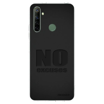 Picasee silikonový průhledný obal pro Realme 6i - No Excuses