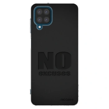 Picasee silikonový průhledný obal pro Samsung Galaxy A12 A125F - No Excuses