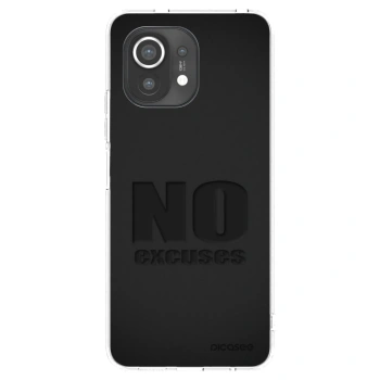 Picasee silikonový průhledný obal pro Xiaomi Mi 11 - No Excuses